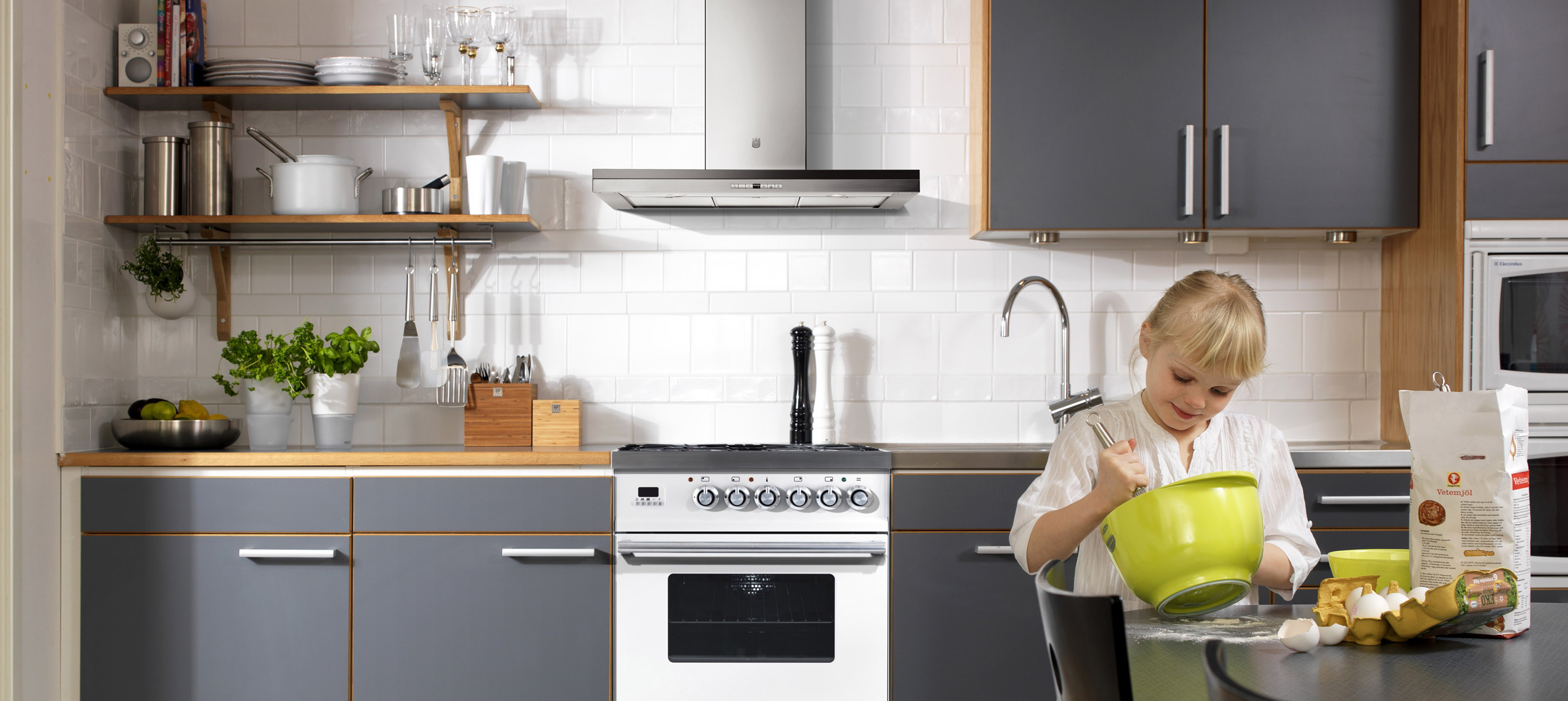 Kreativt med fliser på kjøkkenet 