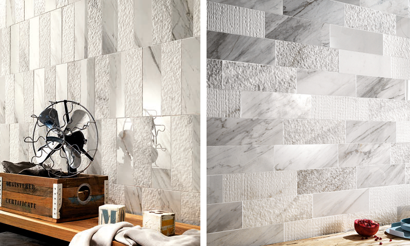 Stående fliser løfter rommet, mens liggende fliser utvider det.