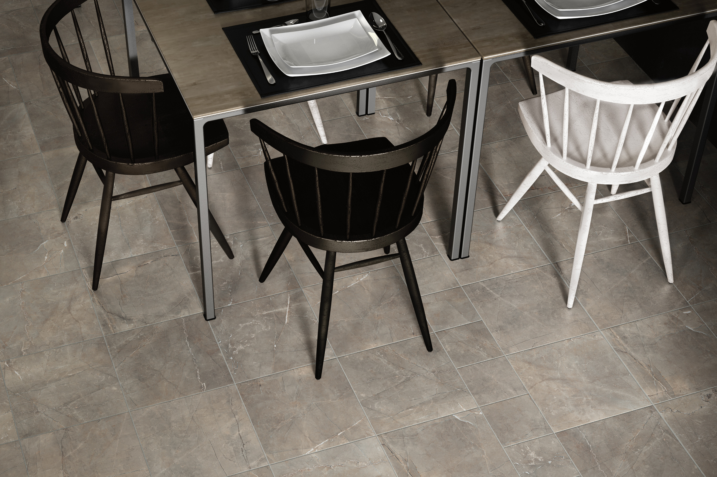 Med utseende som marmor