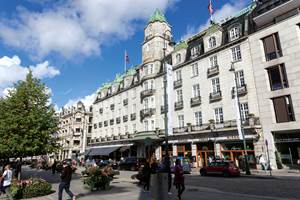<b>KARL JOHAN:</b> Hotellet ble bygget ved Oslos paradegate i 1874, og totalrenovert i 2015-2016. 