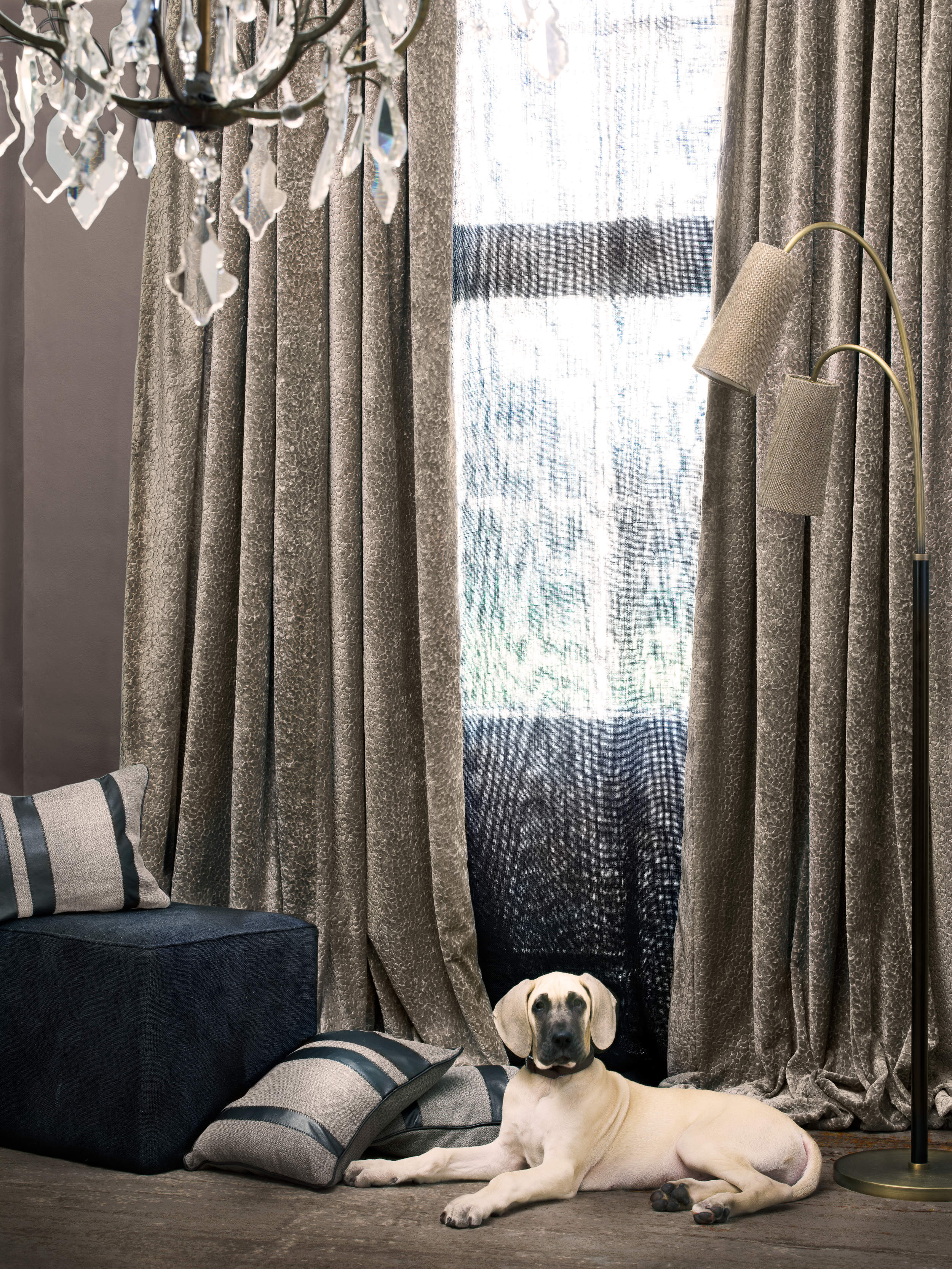 Myke tekstiler er et must for å få den rette looken – en myk firbeint er derimot valgfri. Her er det tekstiler fra Green Apple.