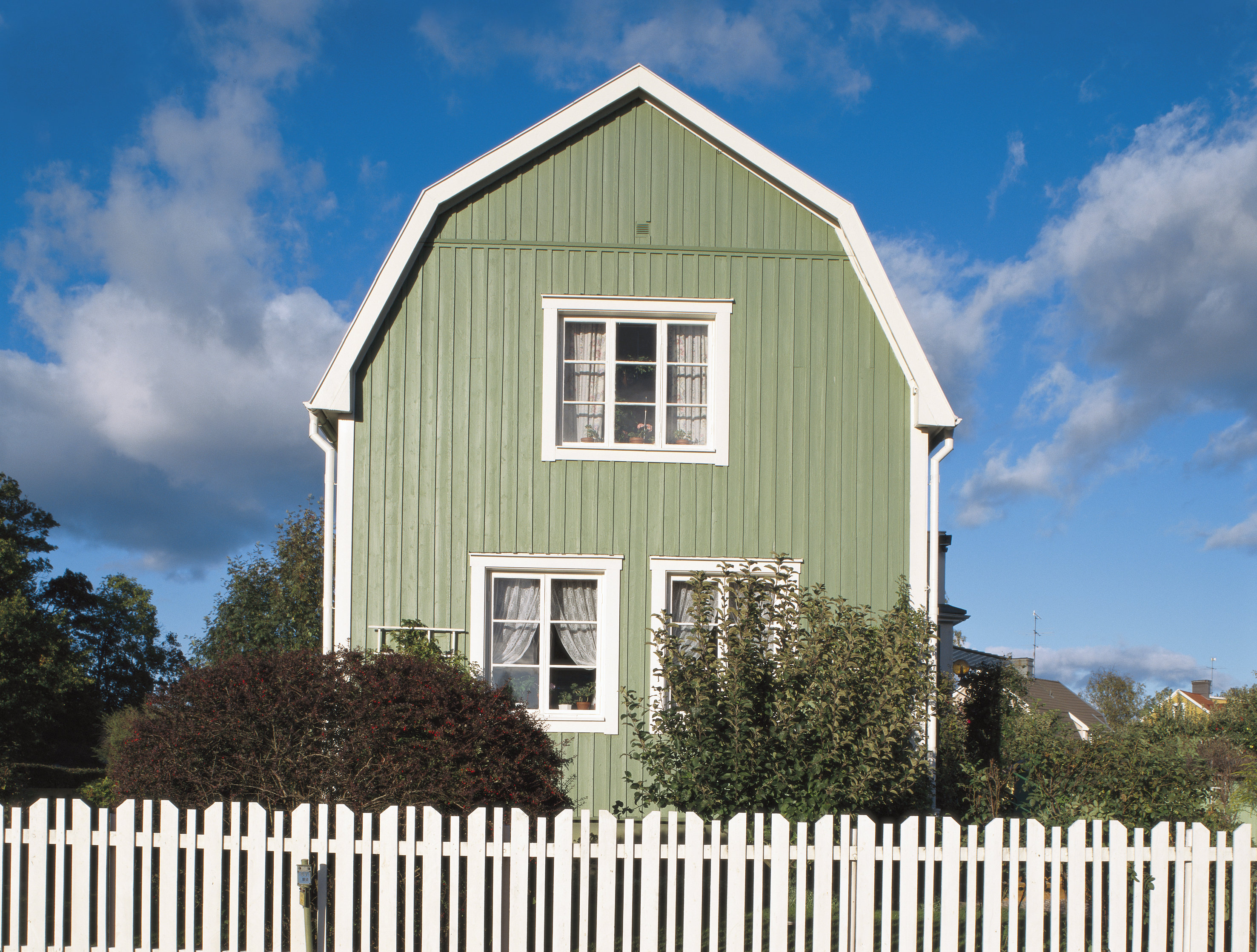 Vrient med blått og grønt