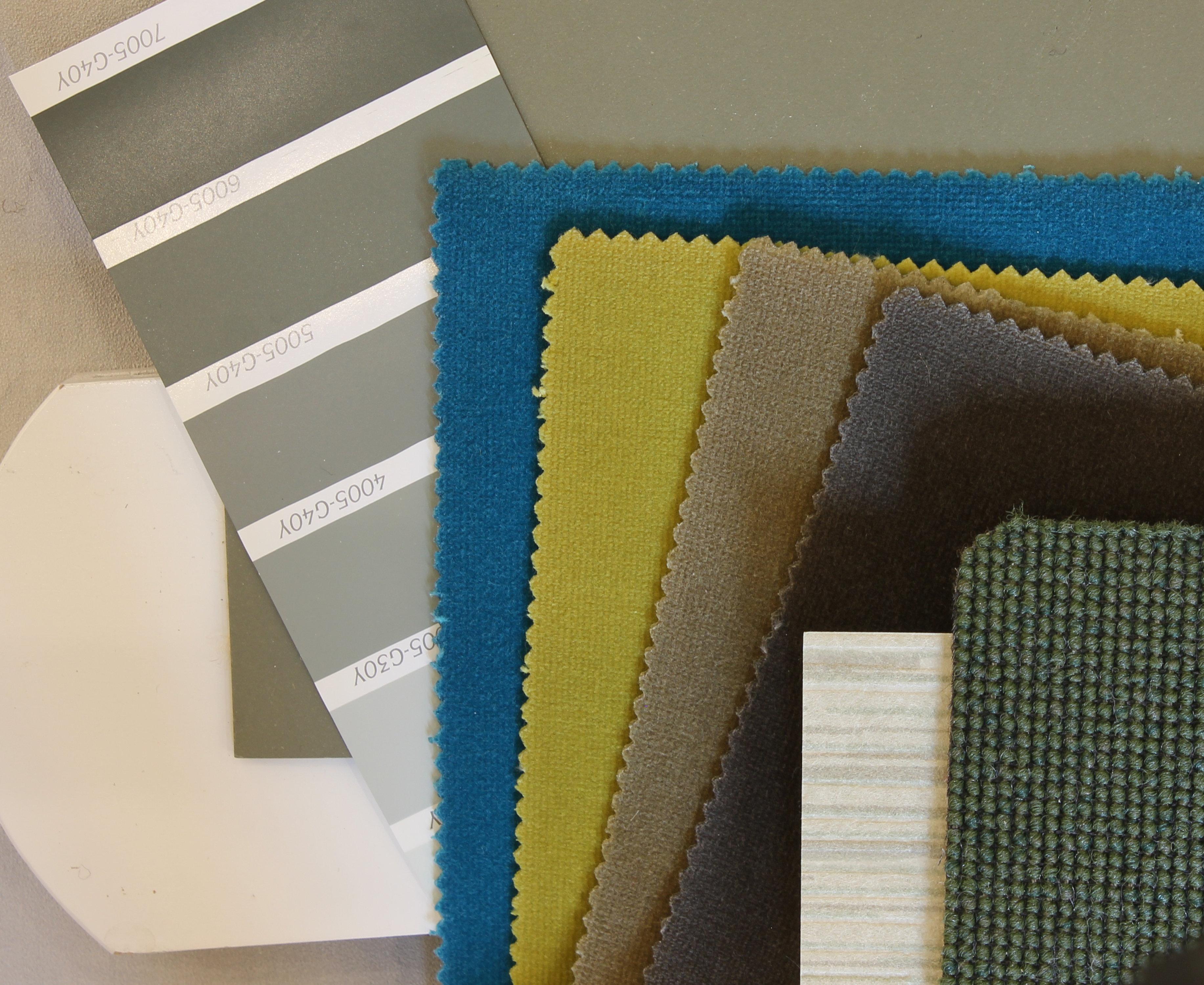 Limegrønt og turkis