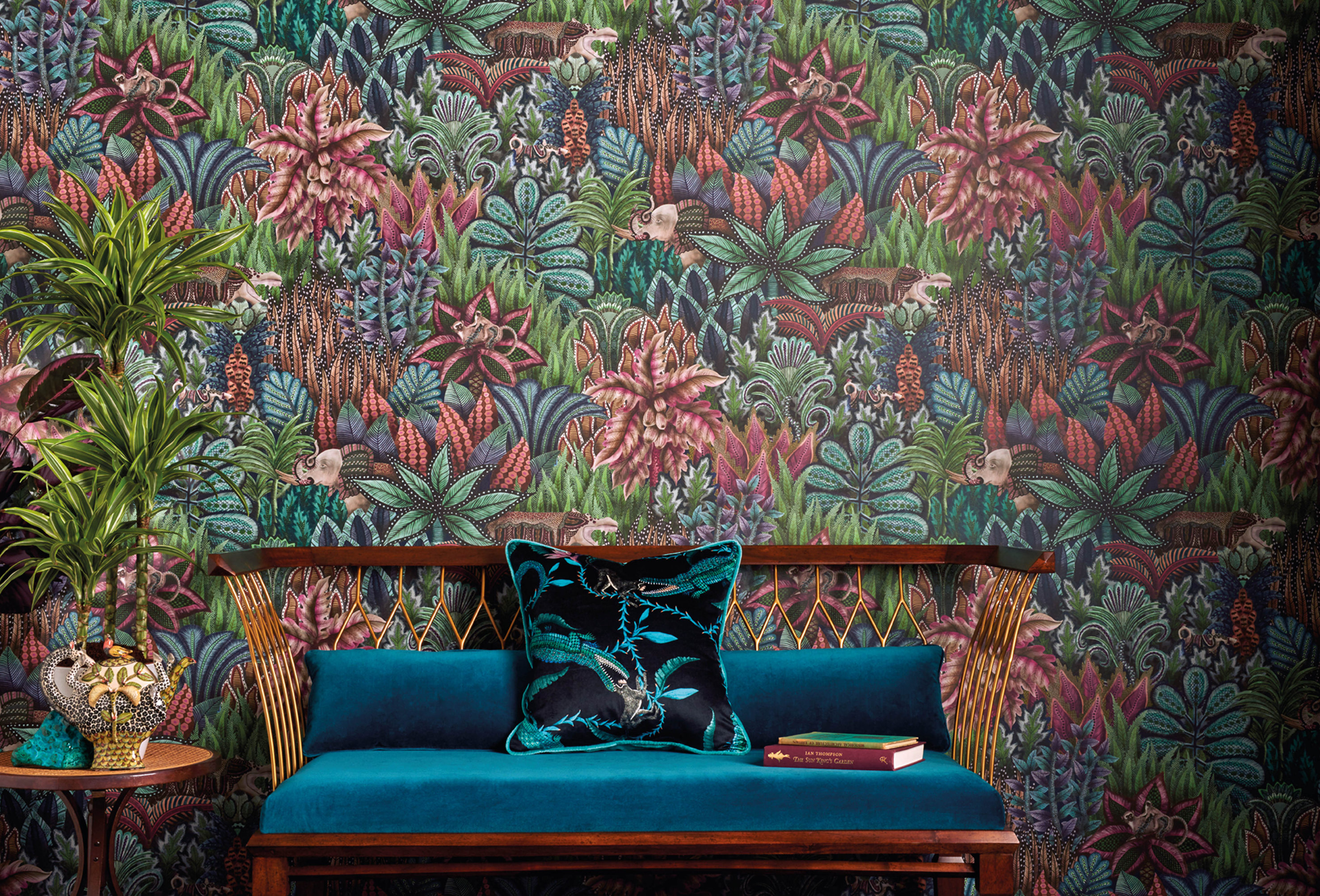 Mørk, tropisk tapet