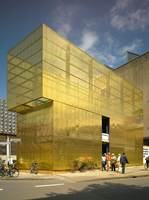 <b>ARKITEKTUR:</b> De gylne fargene kommer også til uttrykk i arkitekturen og valg av materialer. (Foto: Nordsjö)