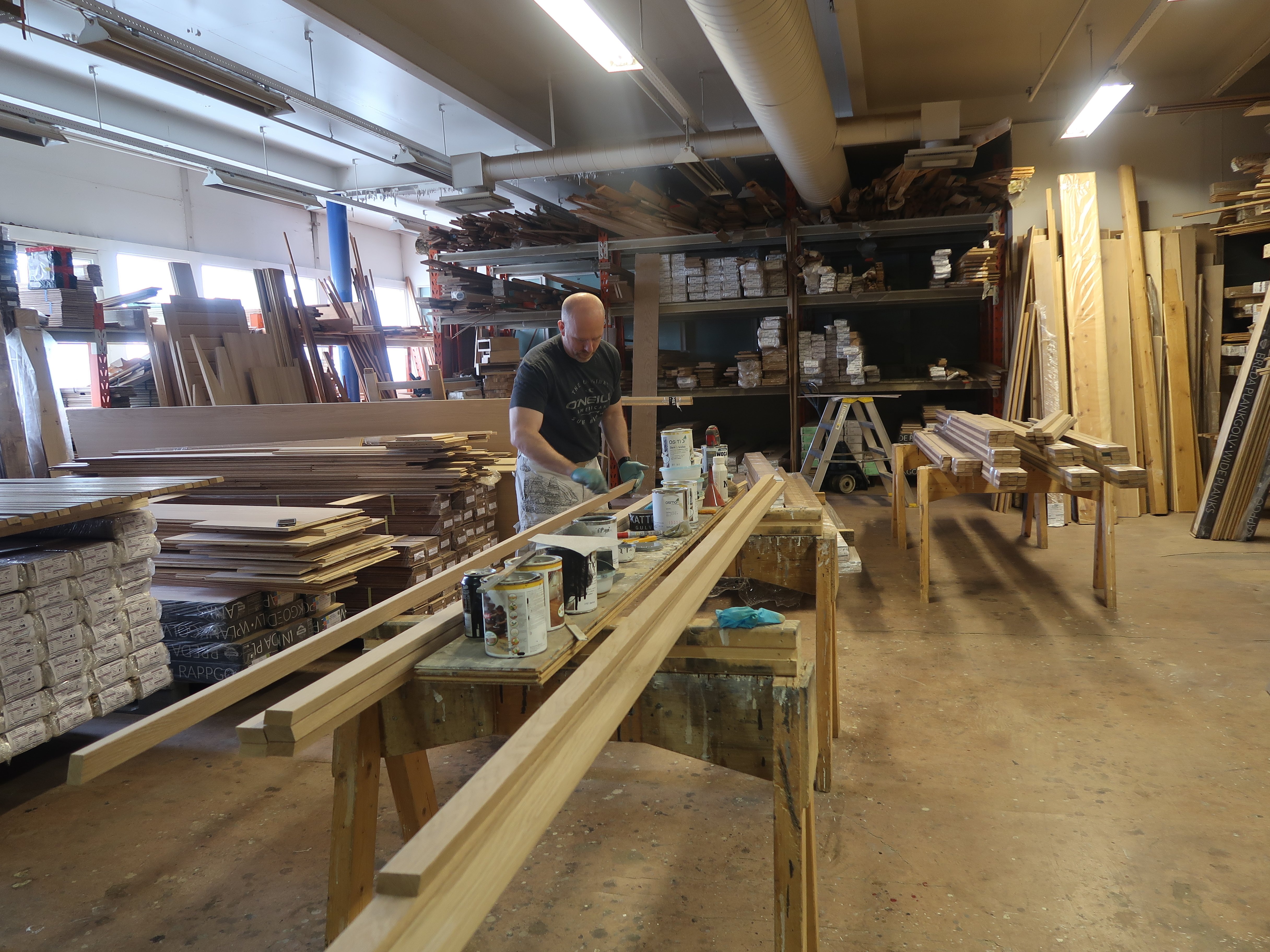 Produksjon av gulvlister