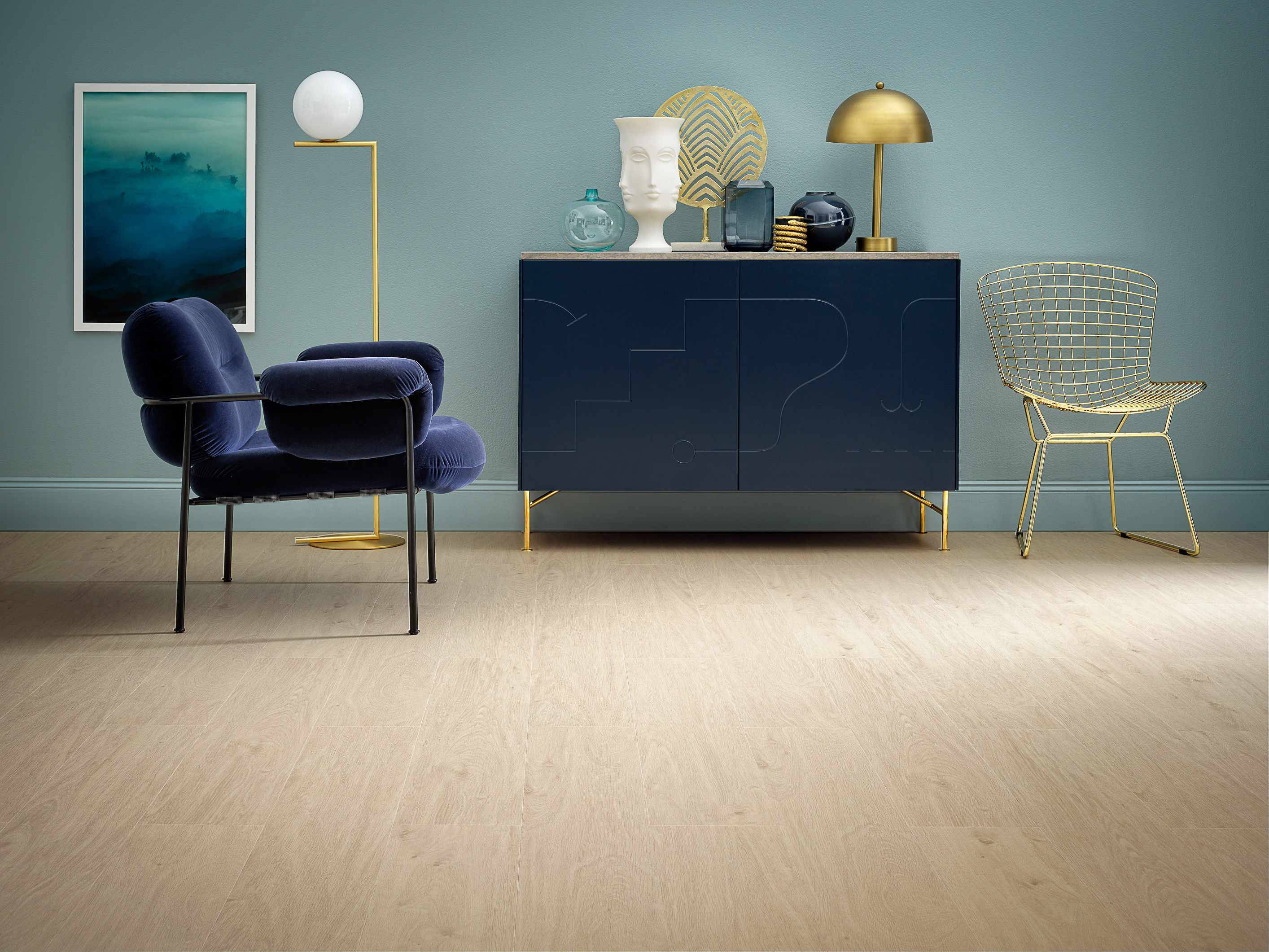 Klikkvinyl med tremønster