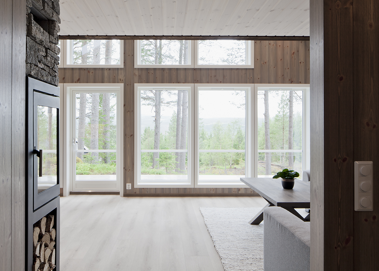 Gulvplanker på vegg