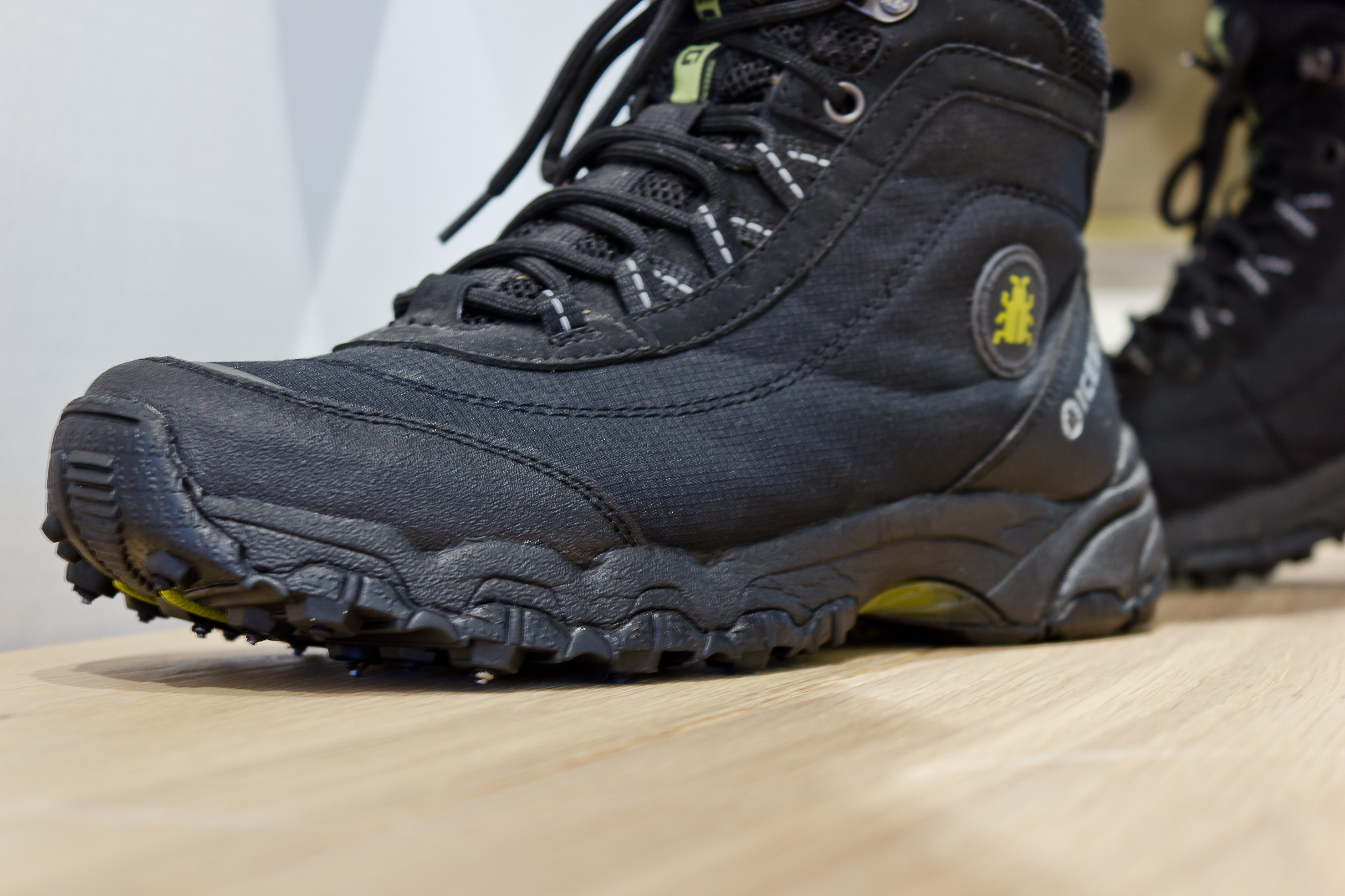 Piggsko skader gulvet