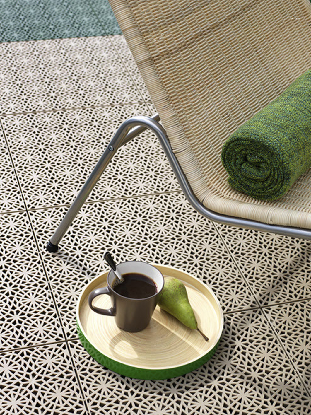 Delikate gulvfliser til terrassen