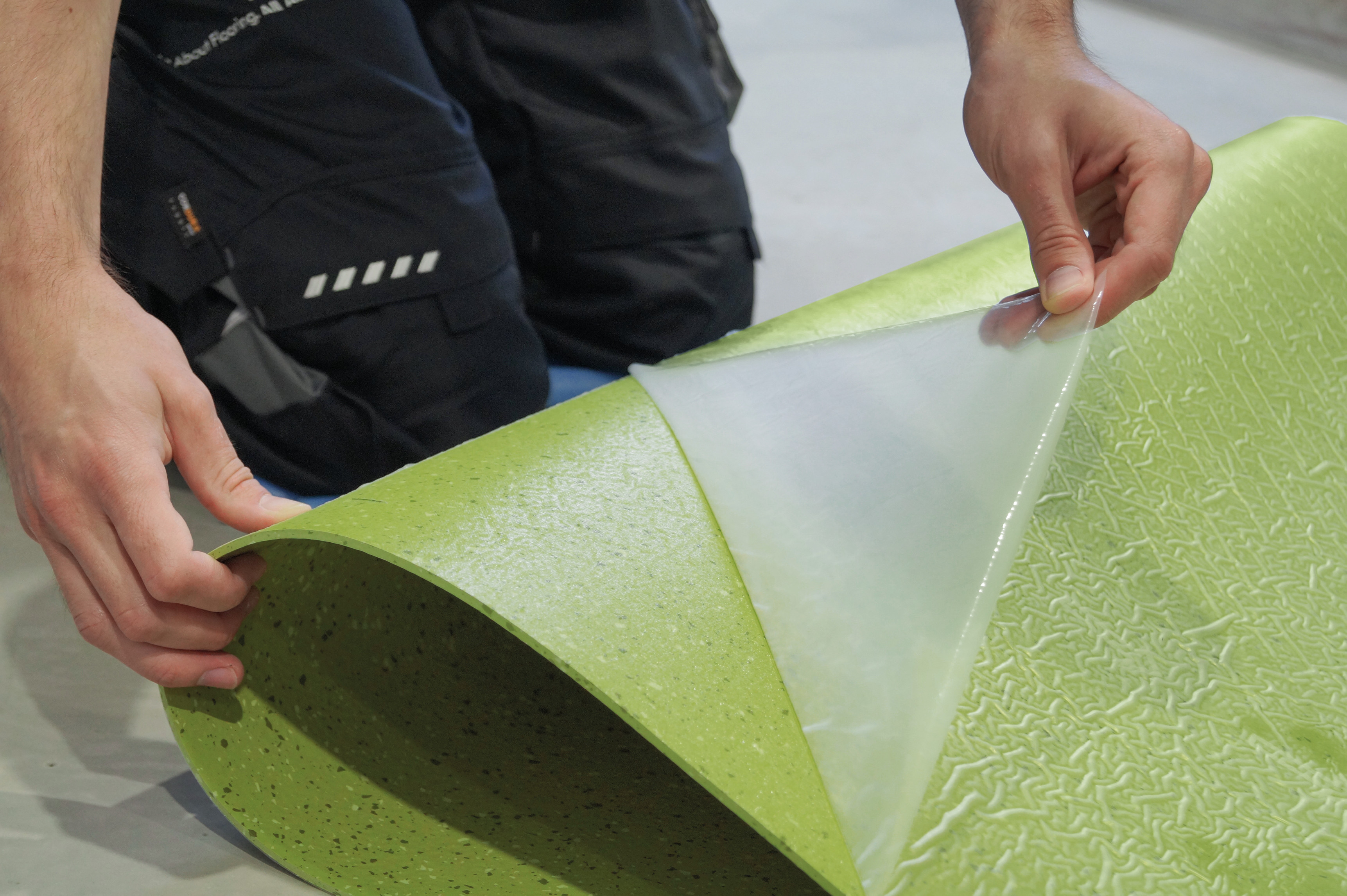 Leggeklart gummigulv