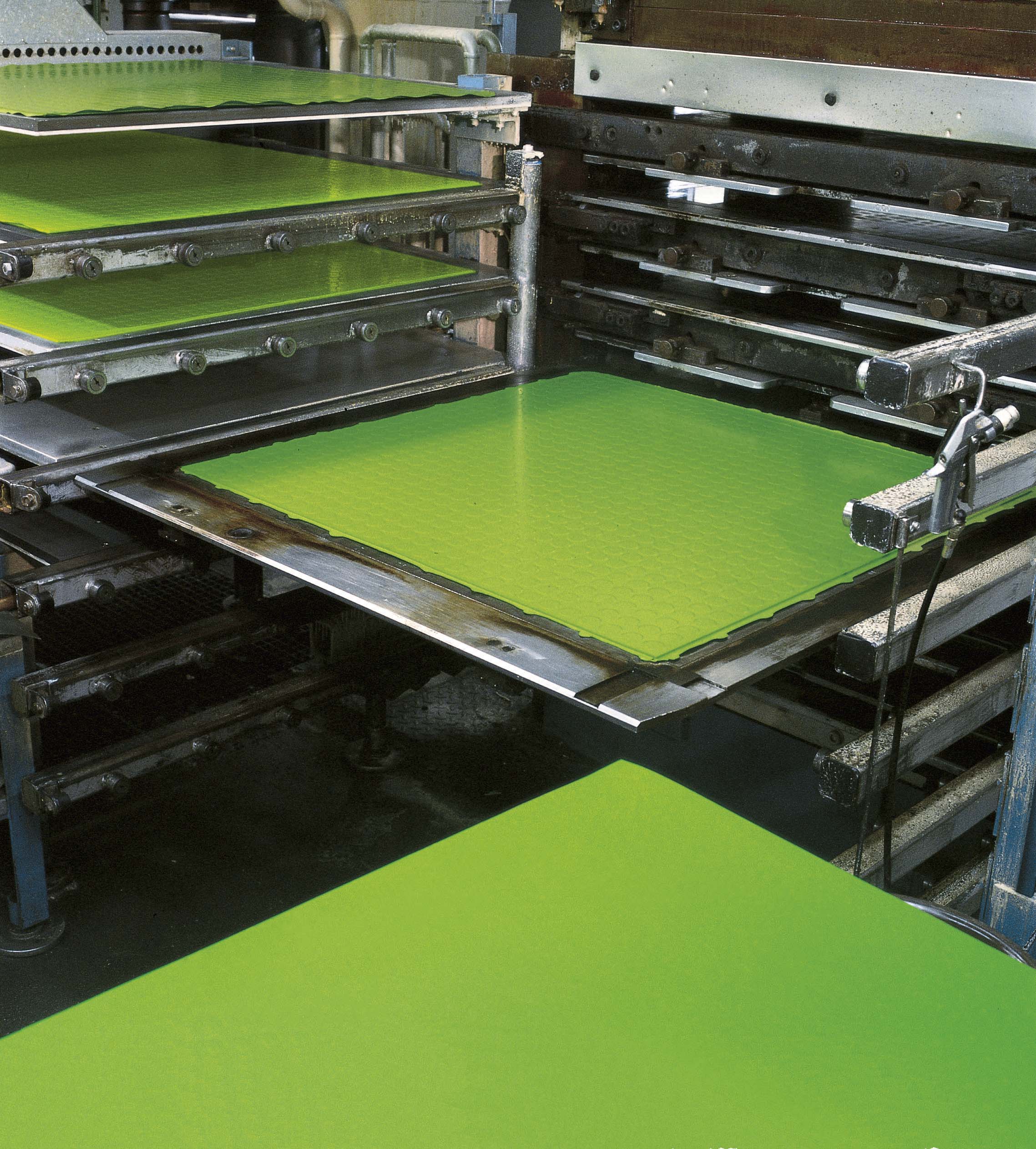 Produksjon av gummigulv