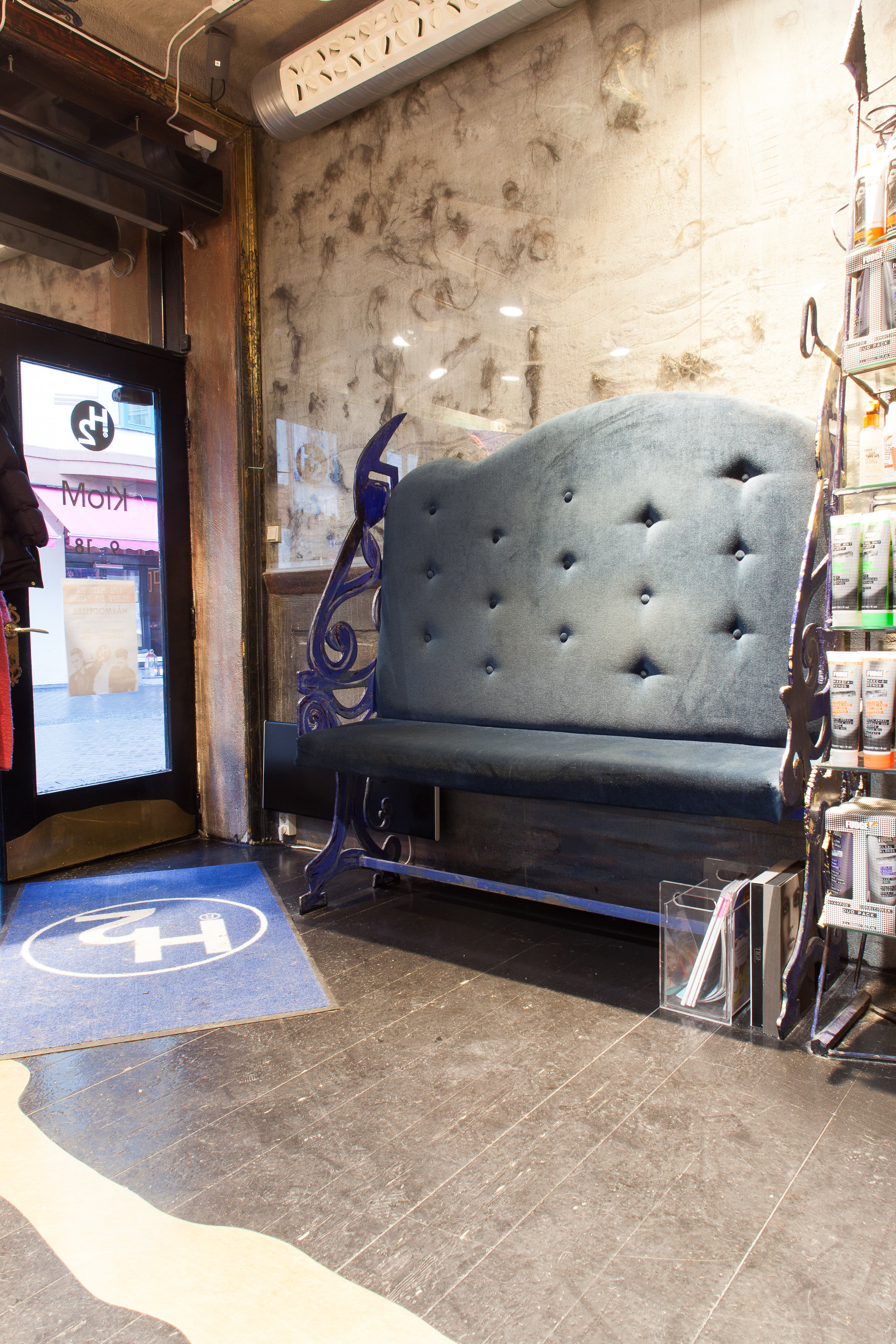 KtoM-salongens interiør har vært uforandret siden den ble åpnet i 1998.