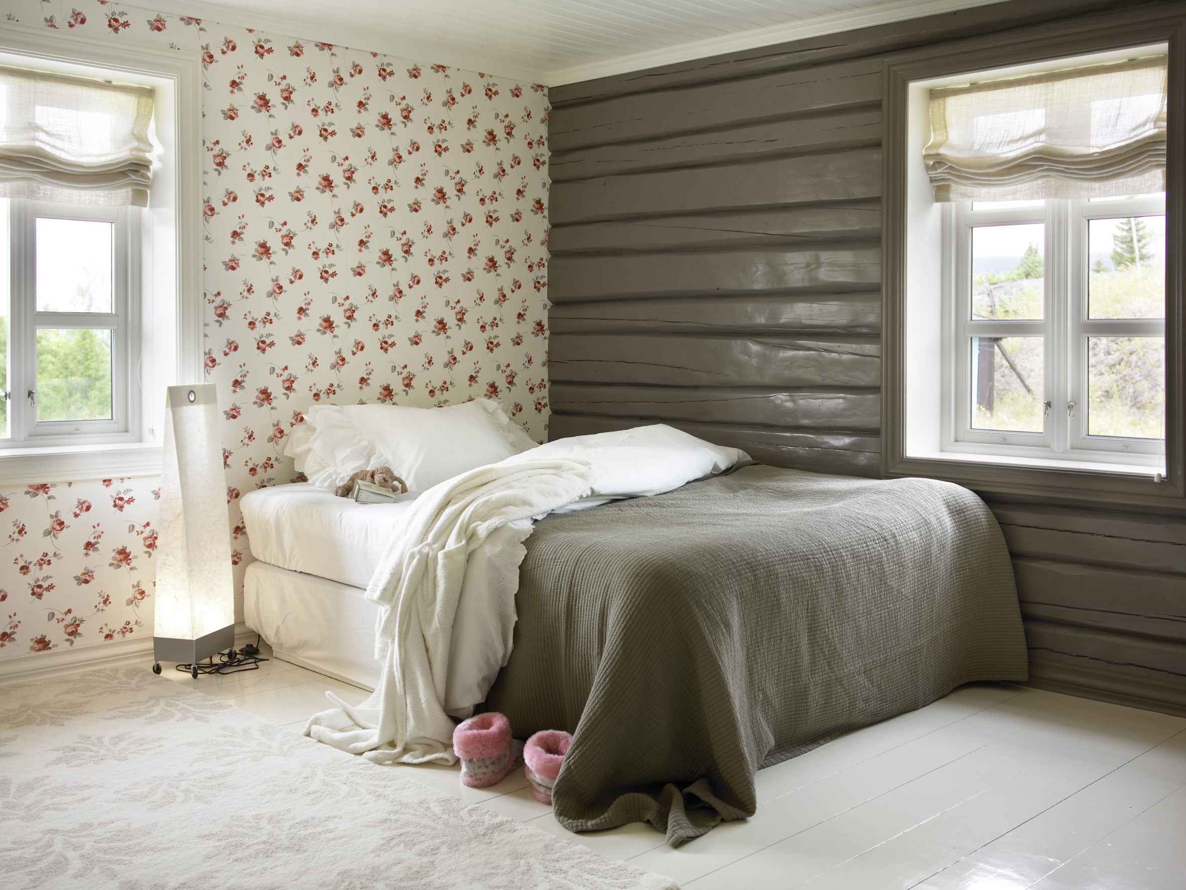 Farger, tre og tømmer