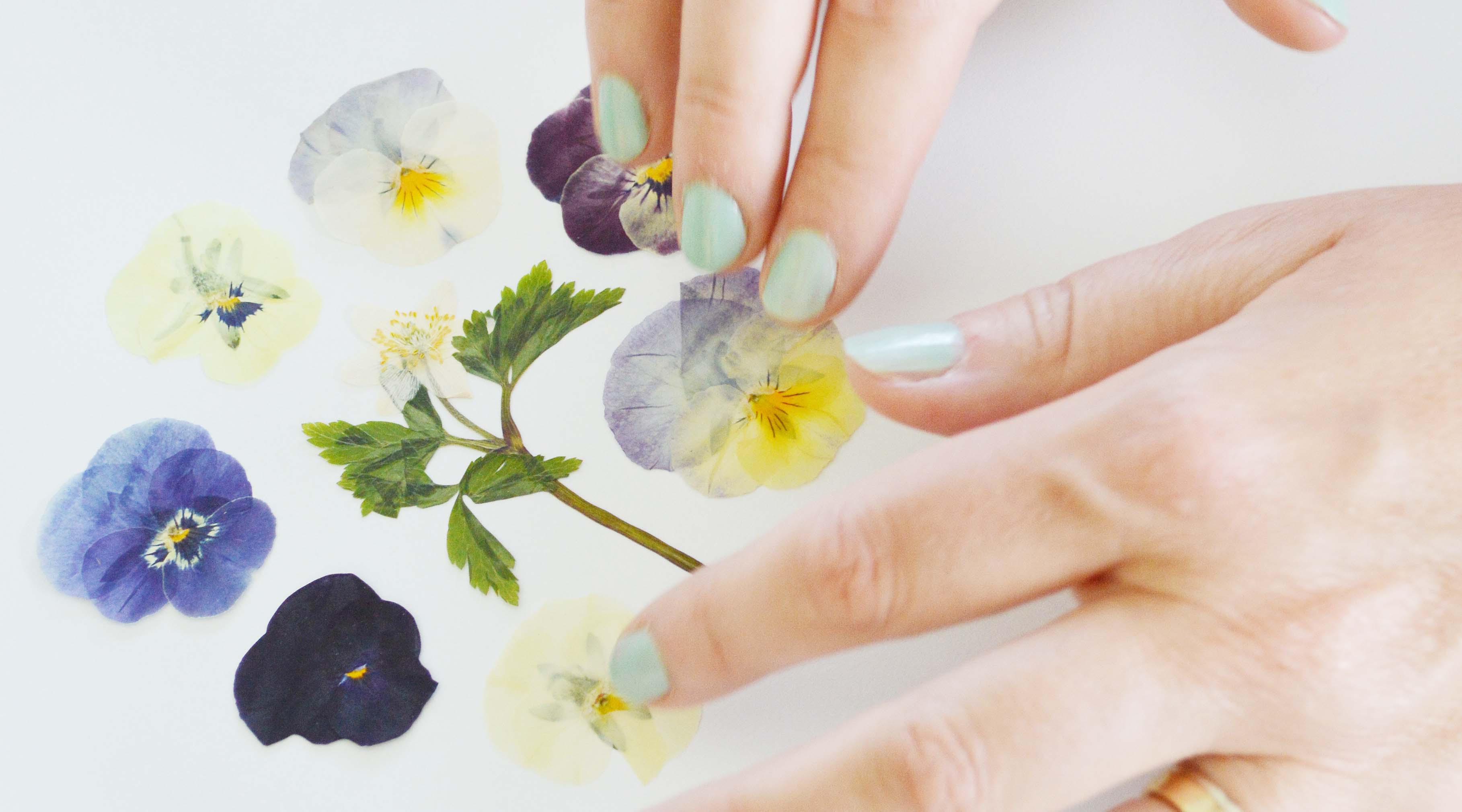 Mormors blomster ble til tapet