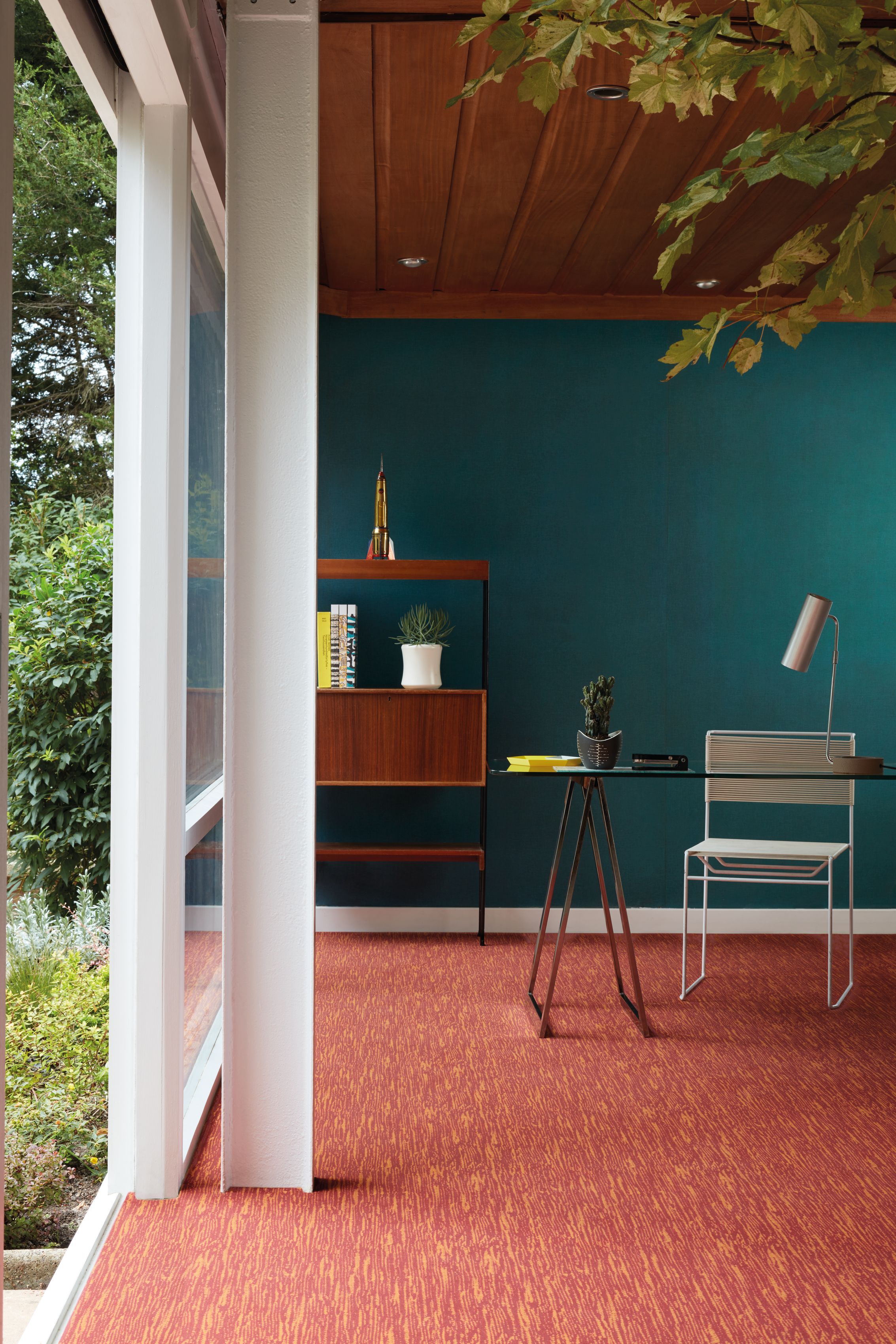 FILLERYER Her er det filleryer som er inspirasjonen. Mønsteret Tweedy er tofarget, her i oransje/gult. 