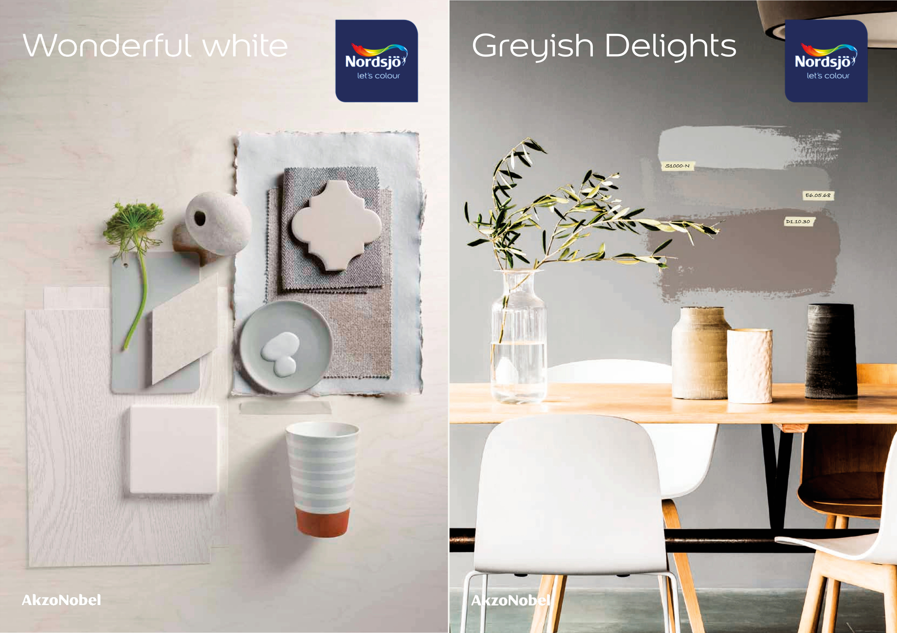 HVIT OG GRÅ FARGEGUIDE