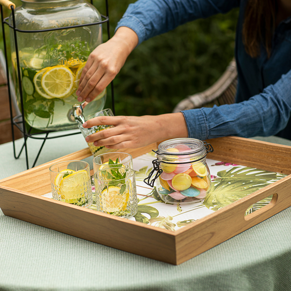 DIY tapetser serveringsbrett