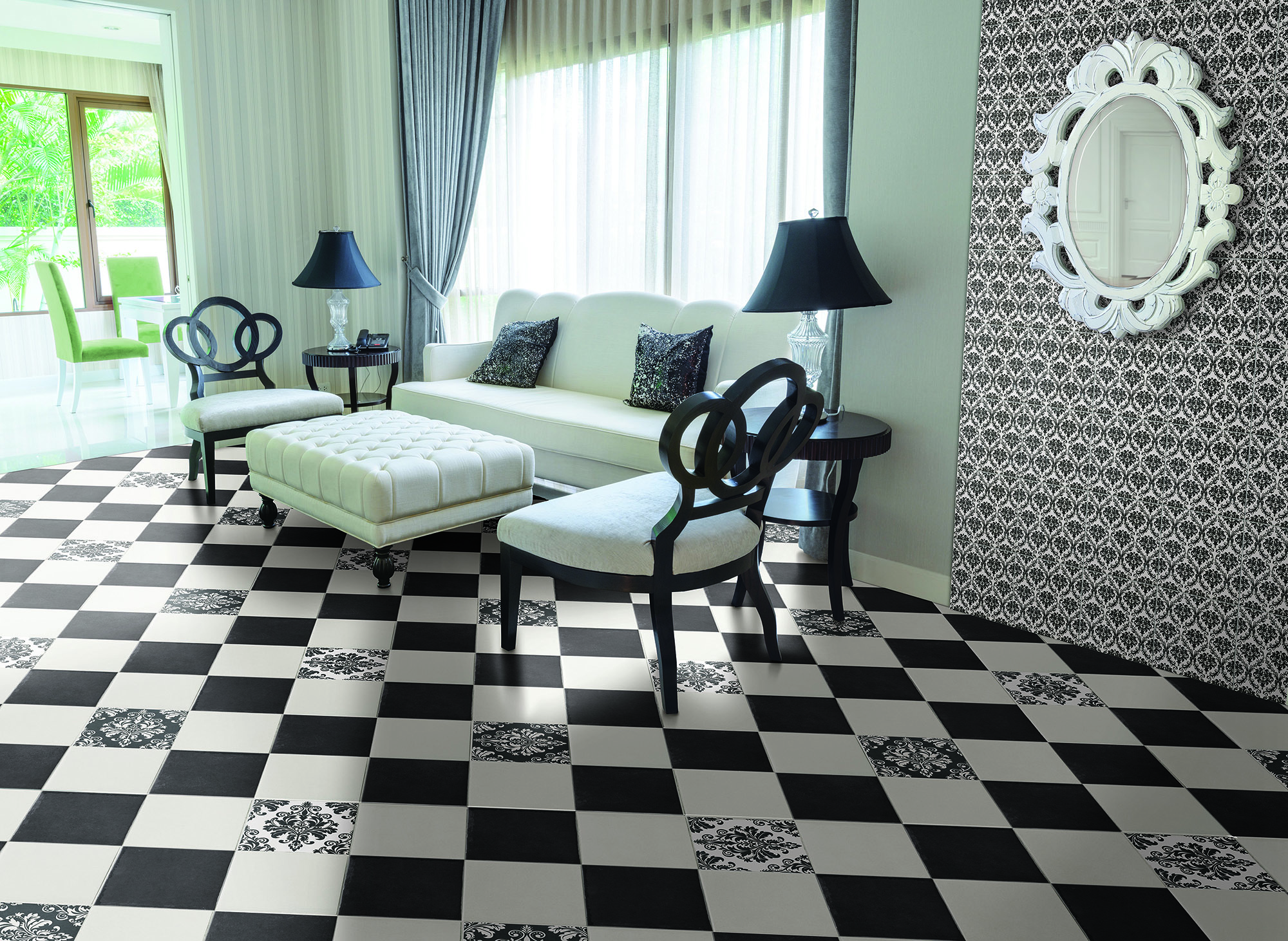 Fliser fra Höganäs' serie Roma.