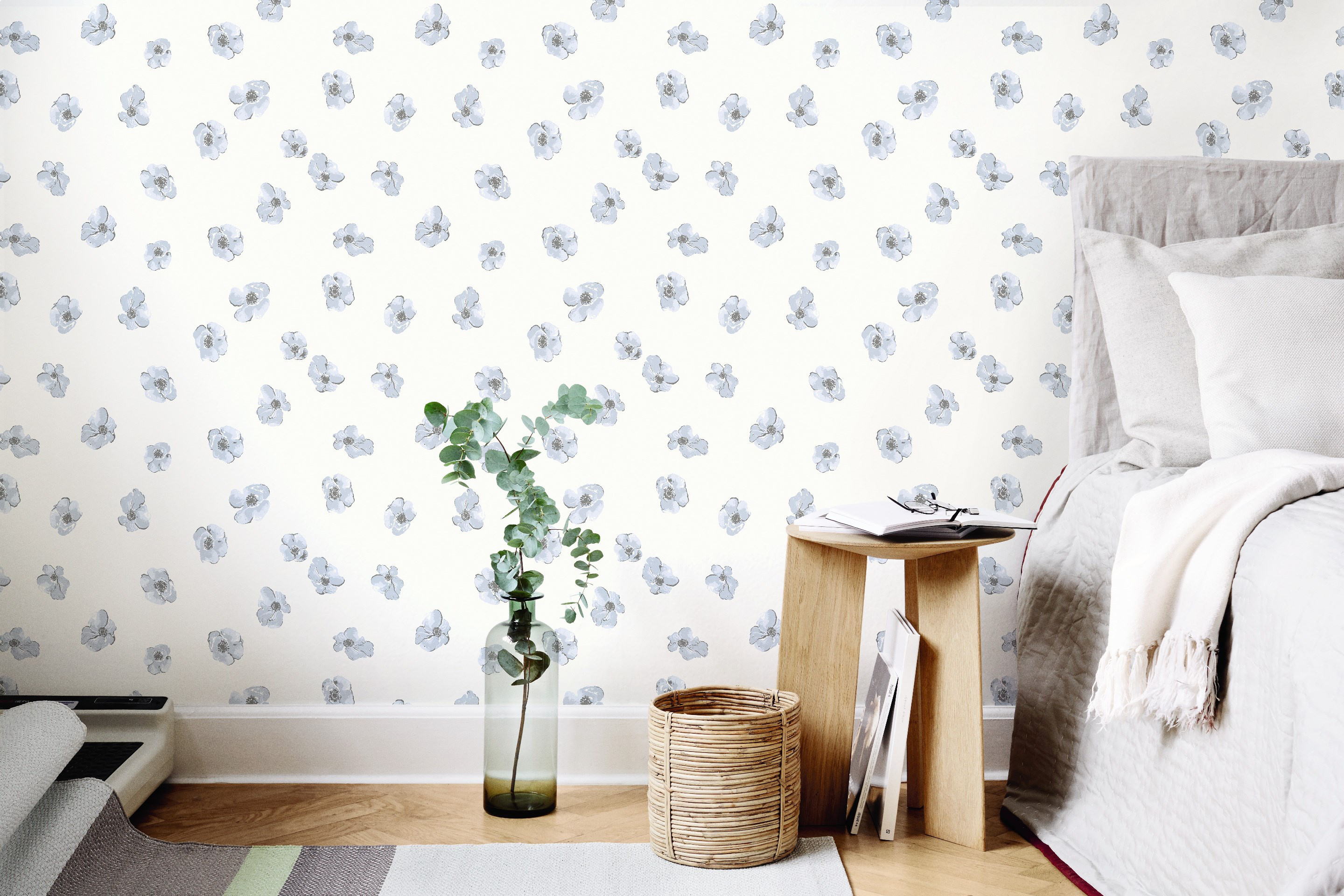 Tapetene passer til alle typer rom.