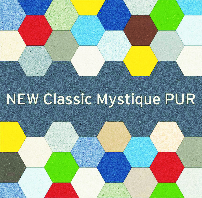 Homogen vinyl i flere farger