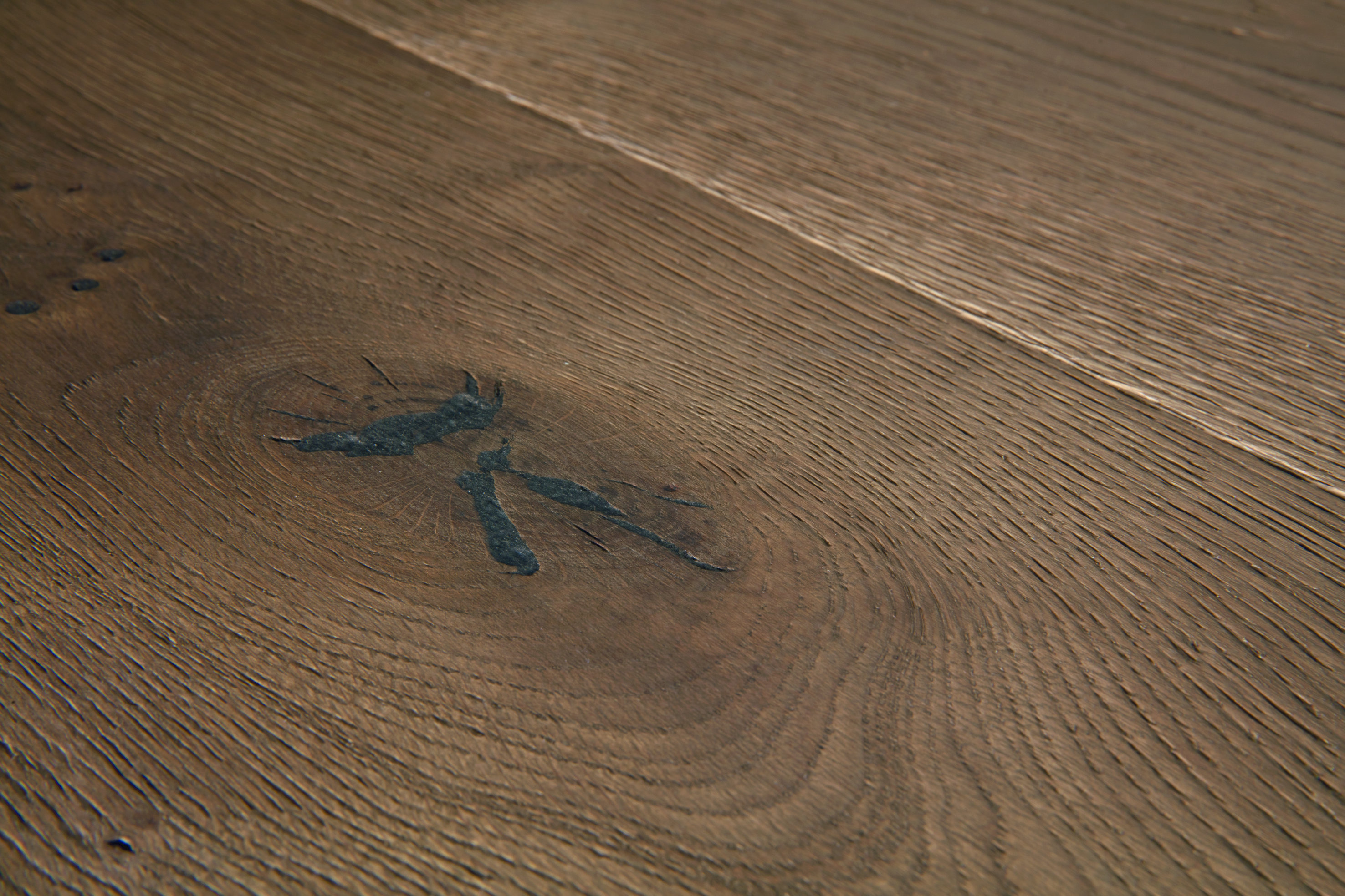 Gyllent treverk parkett