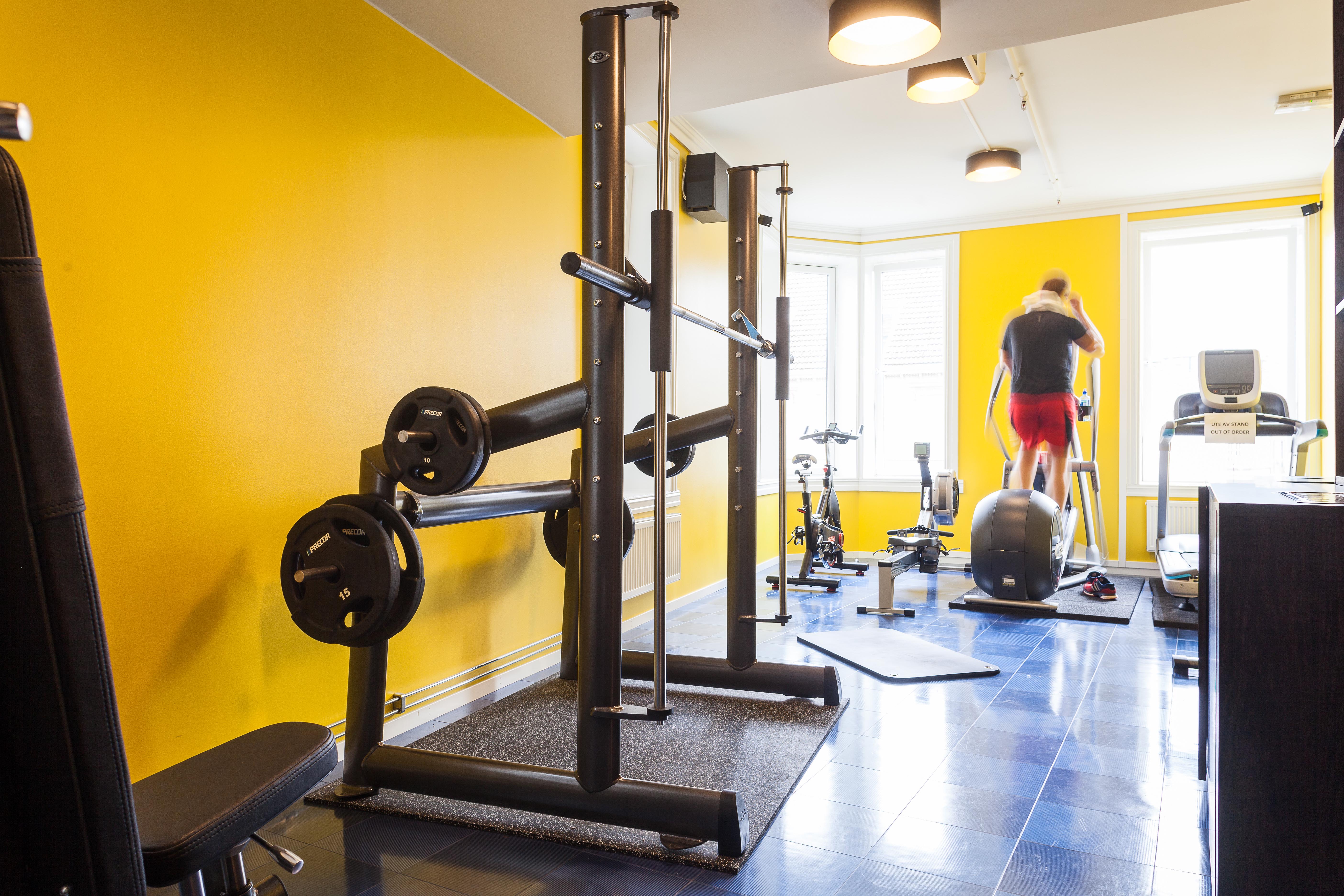 Treningsrom på hotell