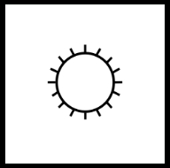 Tapetsymbol: Lysbestandighet