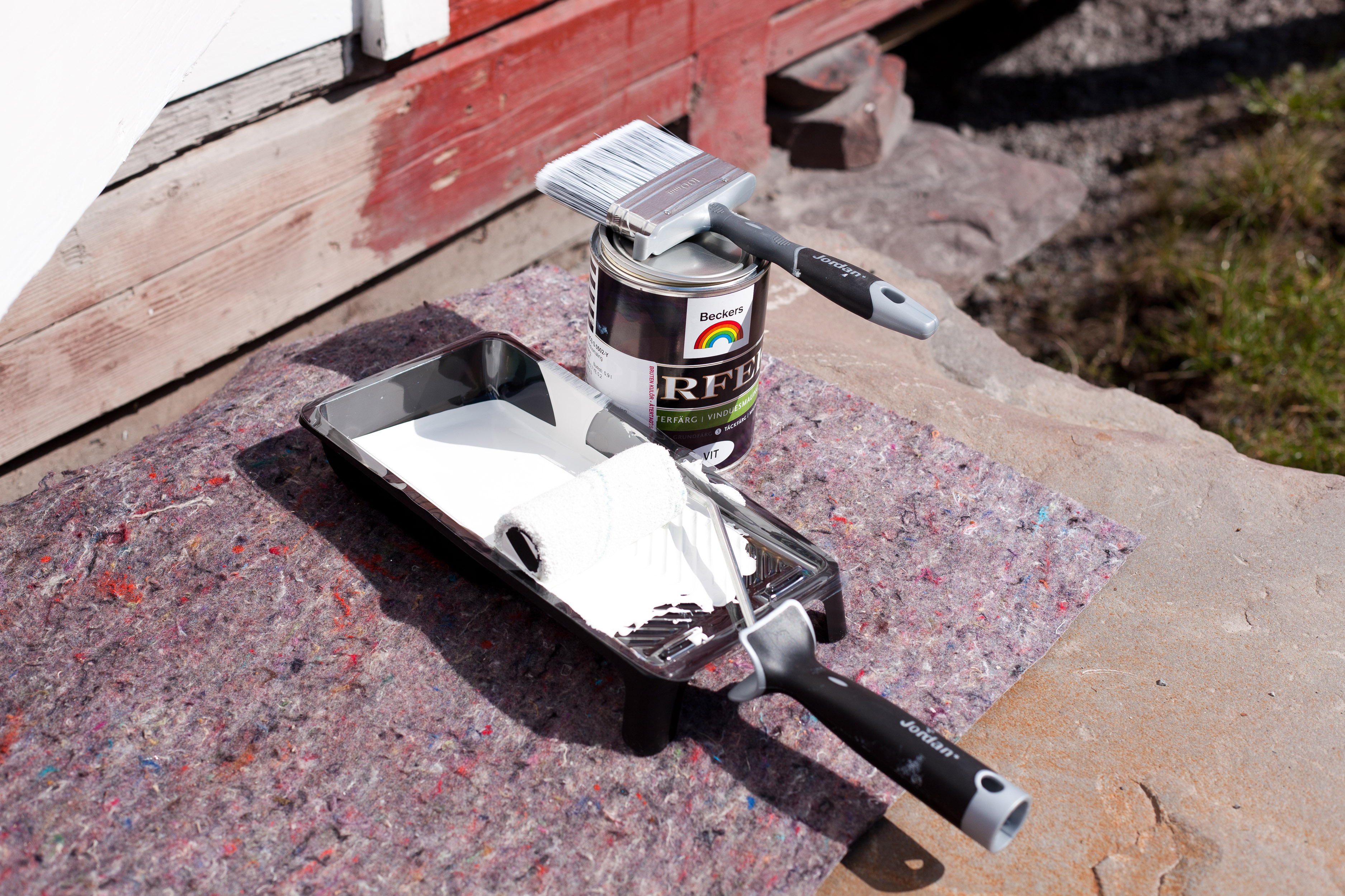 Unngå søl med malefilt