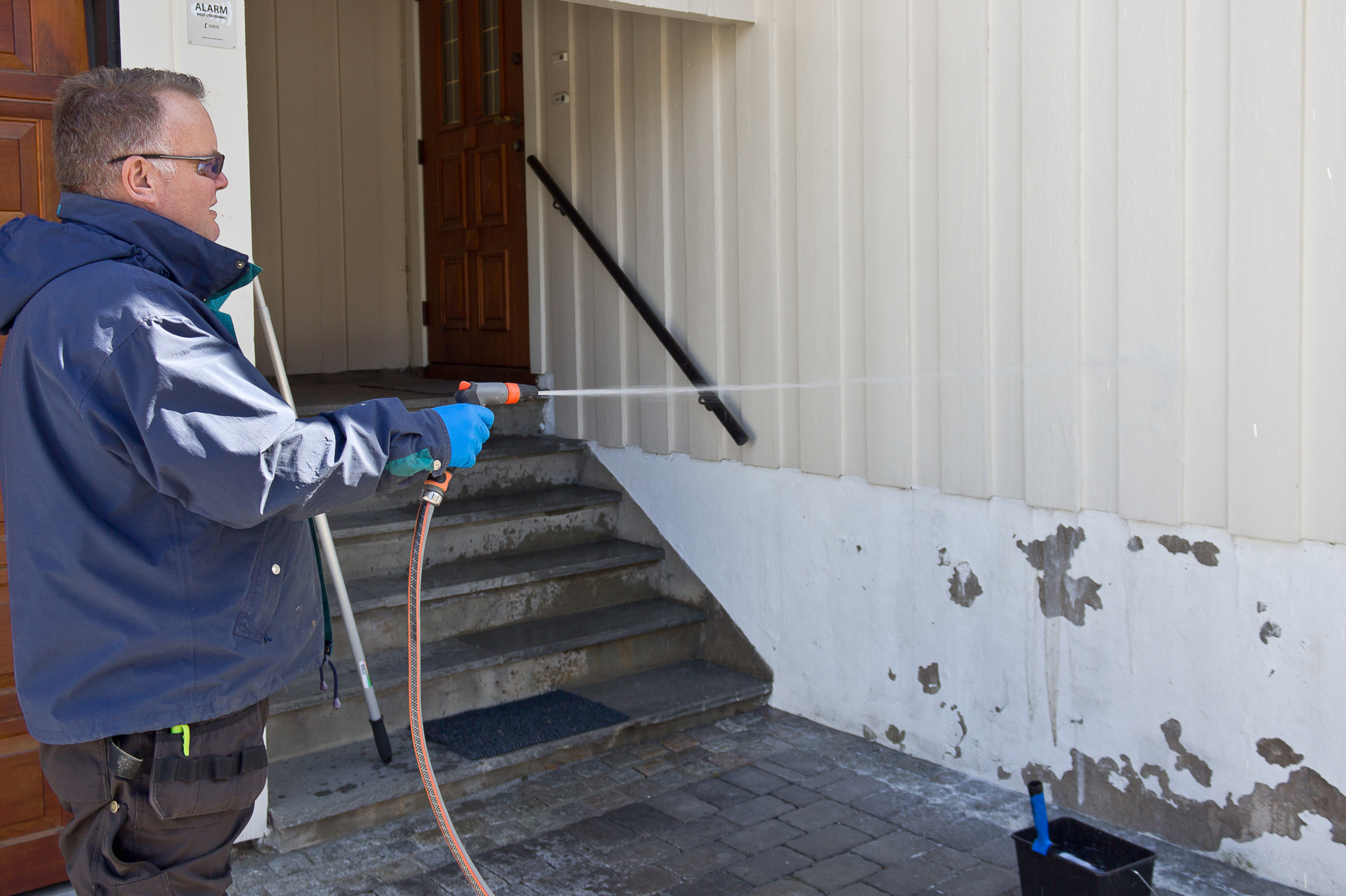 Sjekk huset når du vasker