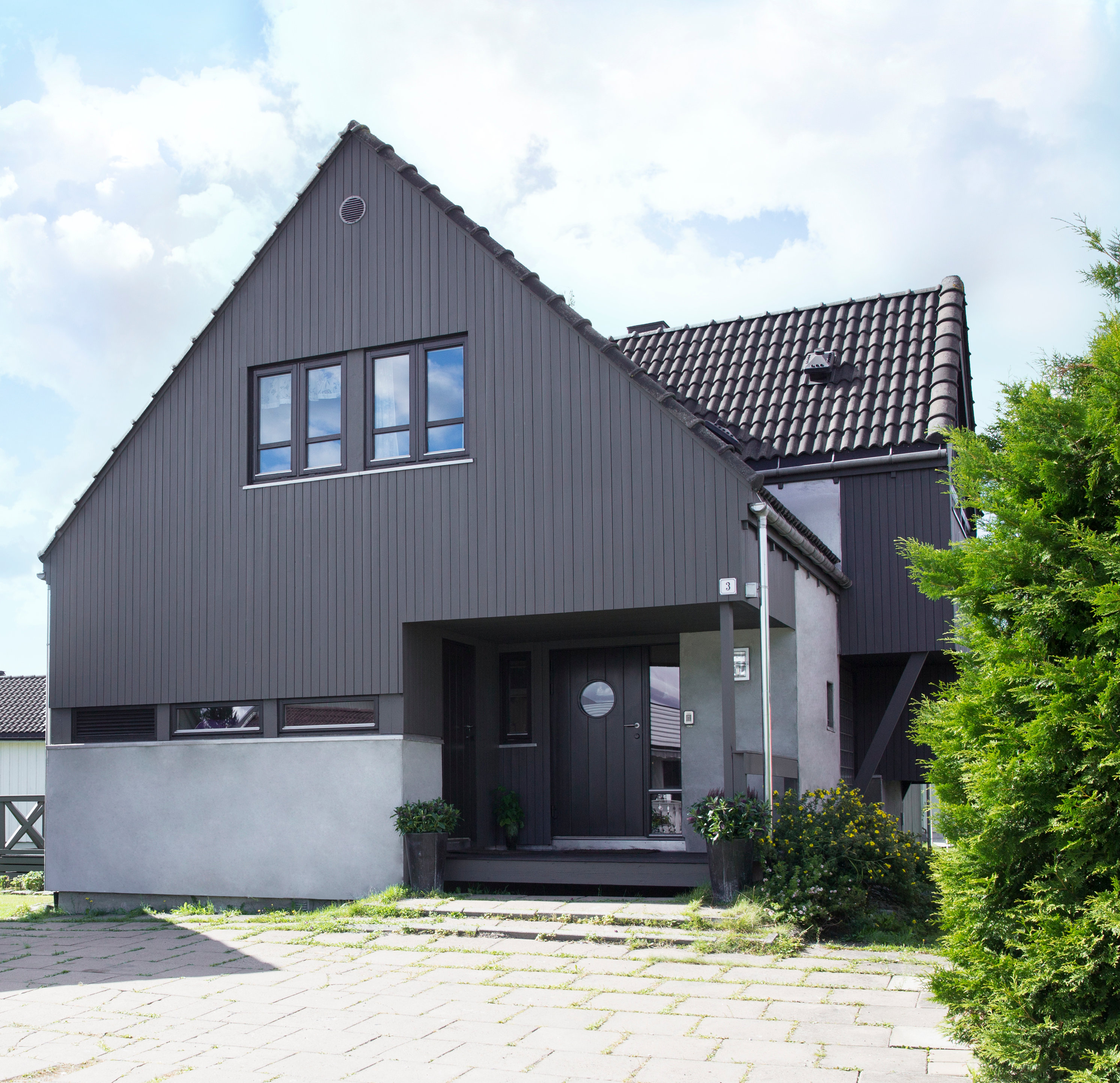 Tak, vinduer, mur, dør, takrenner