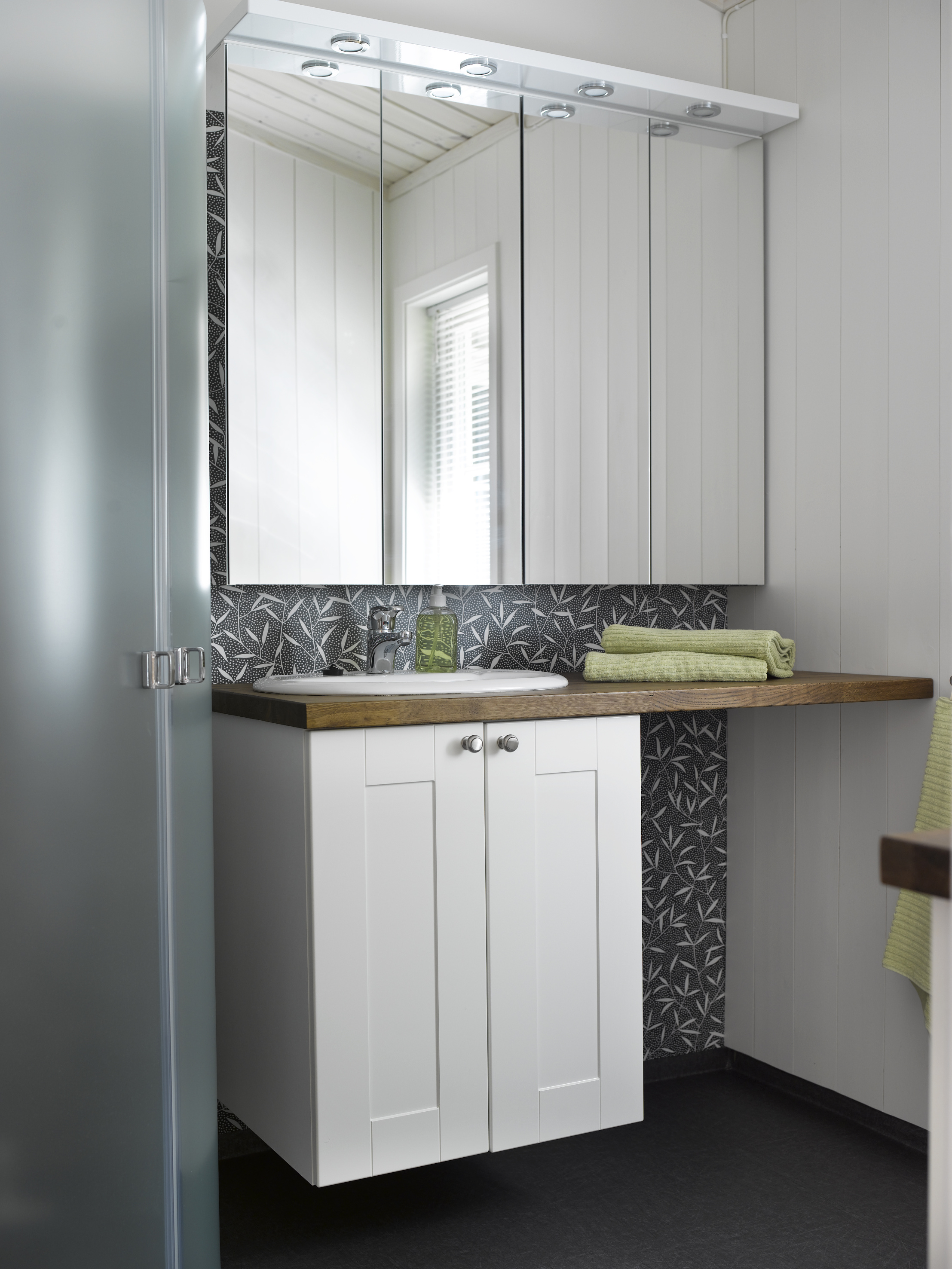 Stemning med vinyl på badet - Hytter innvendig | ifi.no