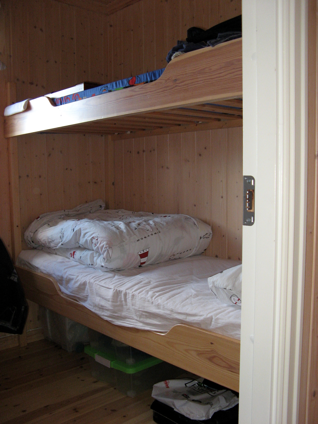 Gjesterommet var en heller nøytral affære. 