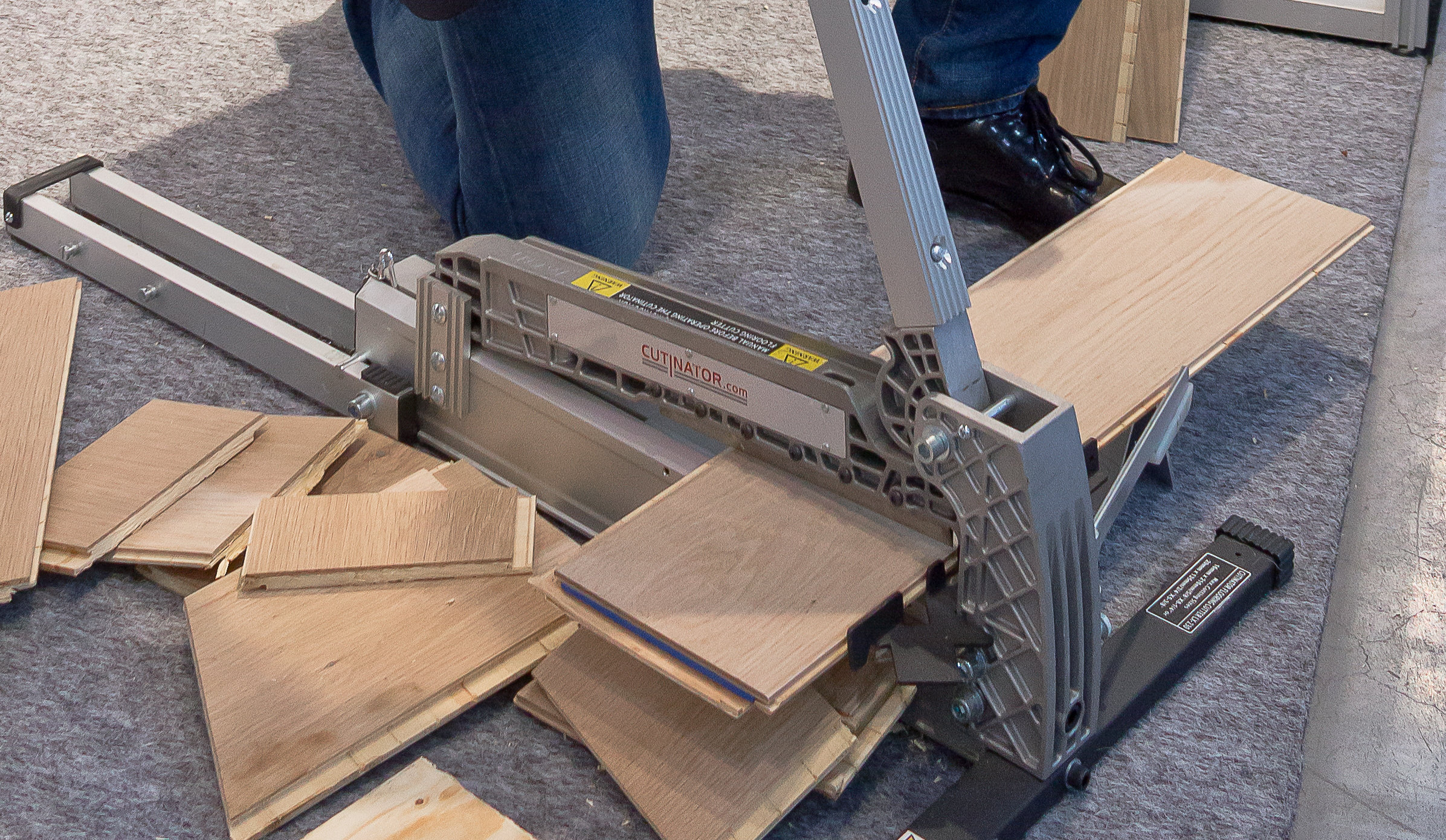 Praktisk parkettkutter