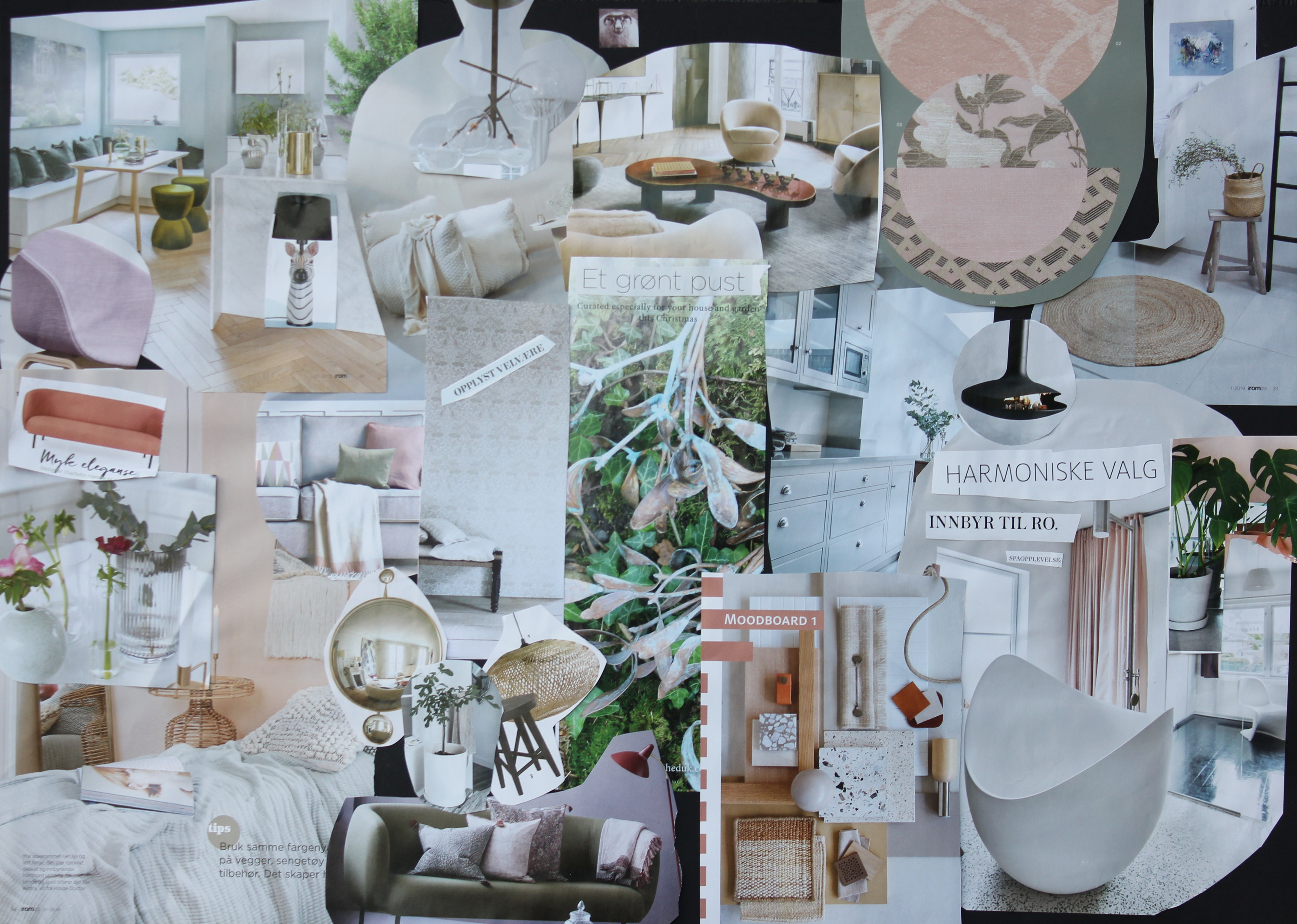 Mer farge, større mangfold i materialer og et varmere uttrykk med innbydende tyngde.