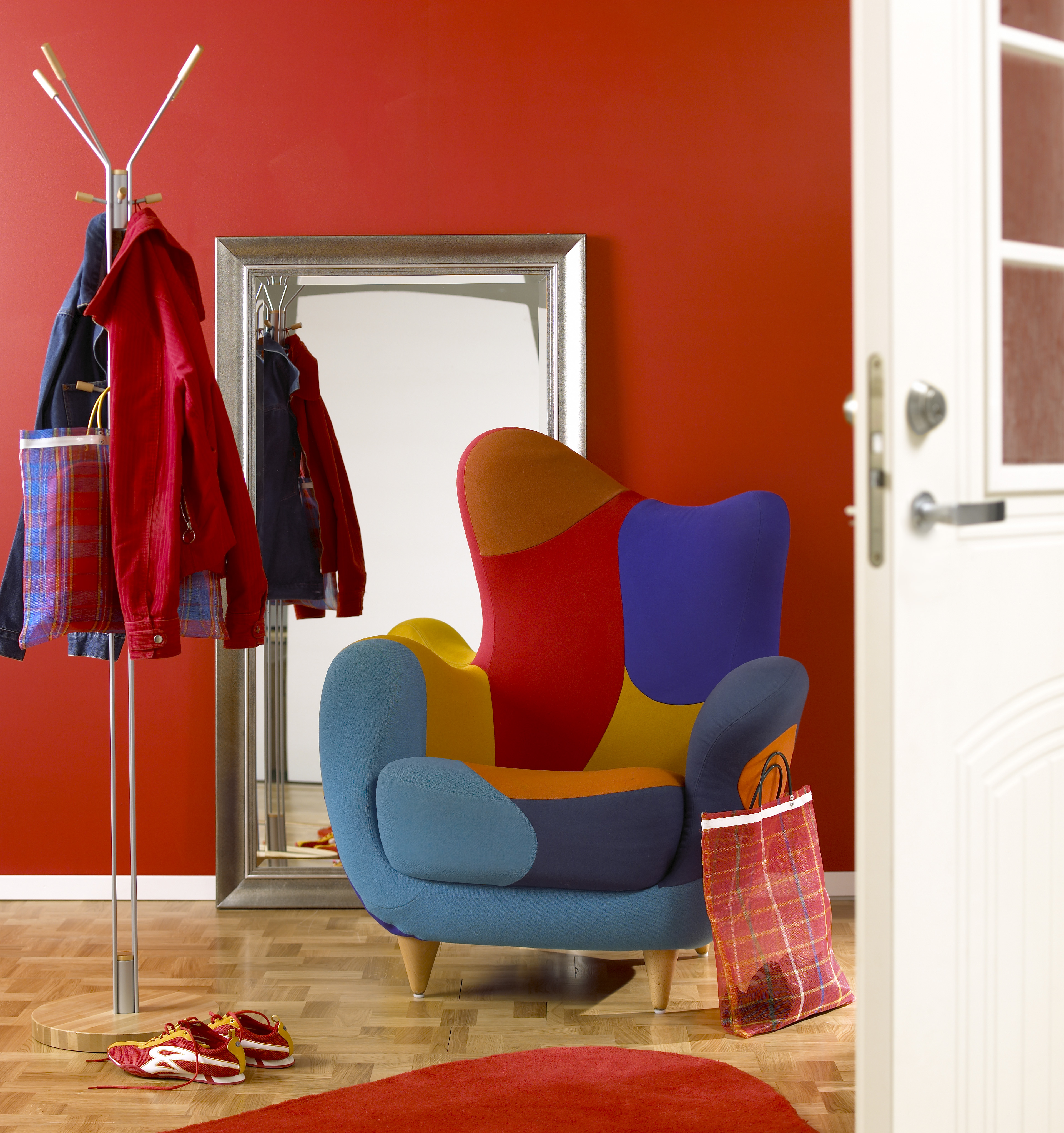 Fargerikt på veggen