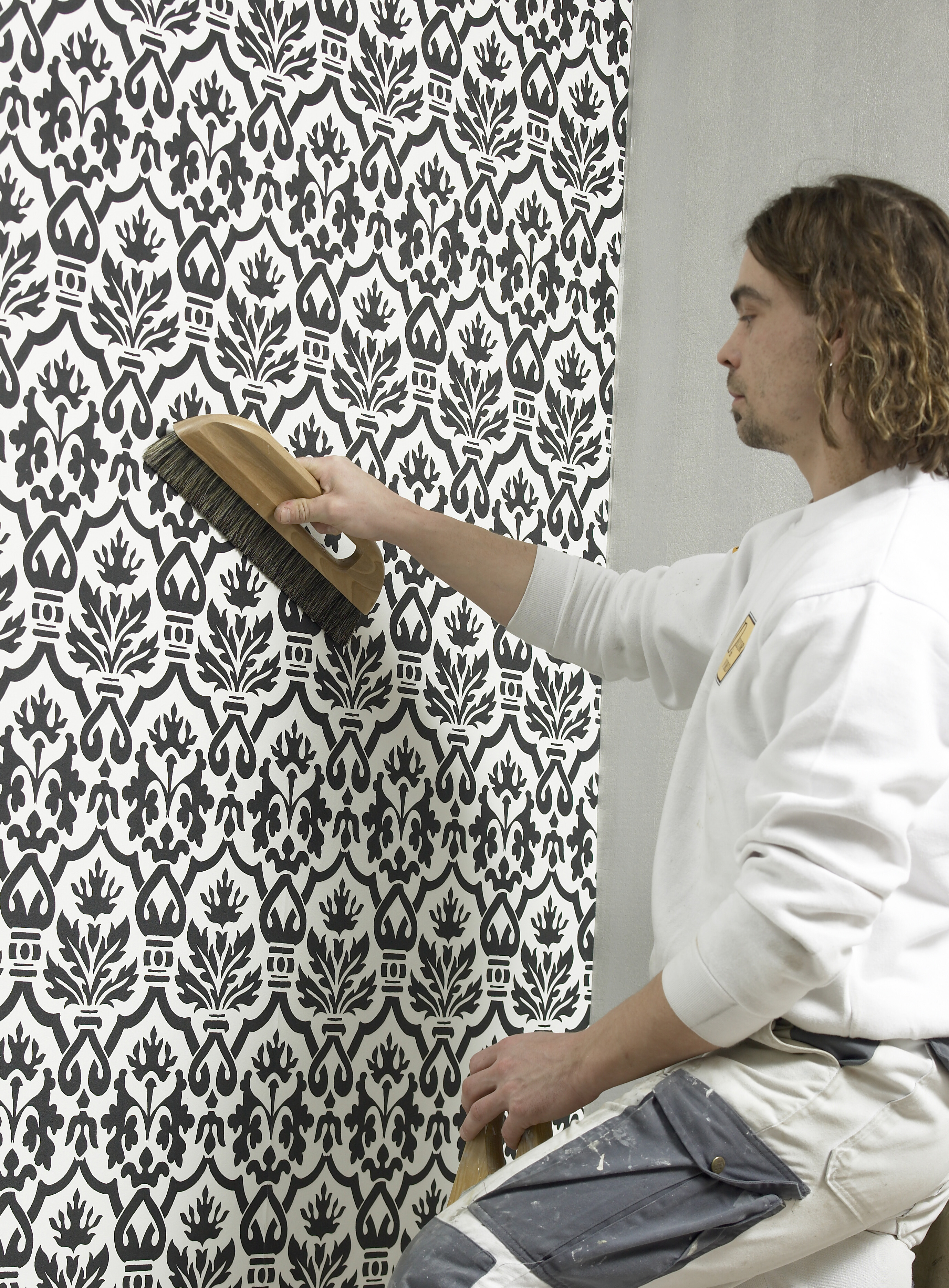 Tapet på kjøkkenet