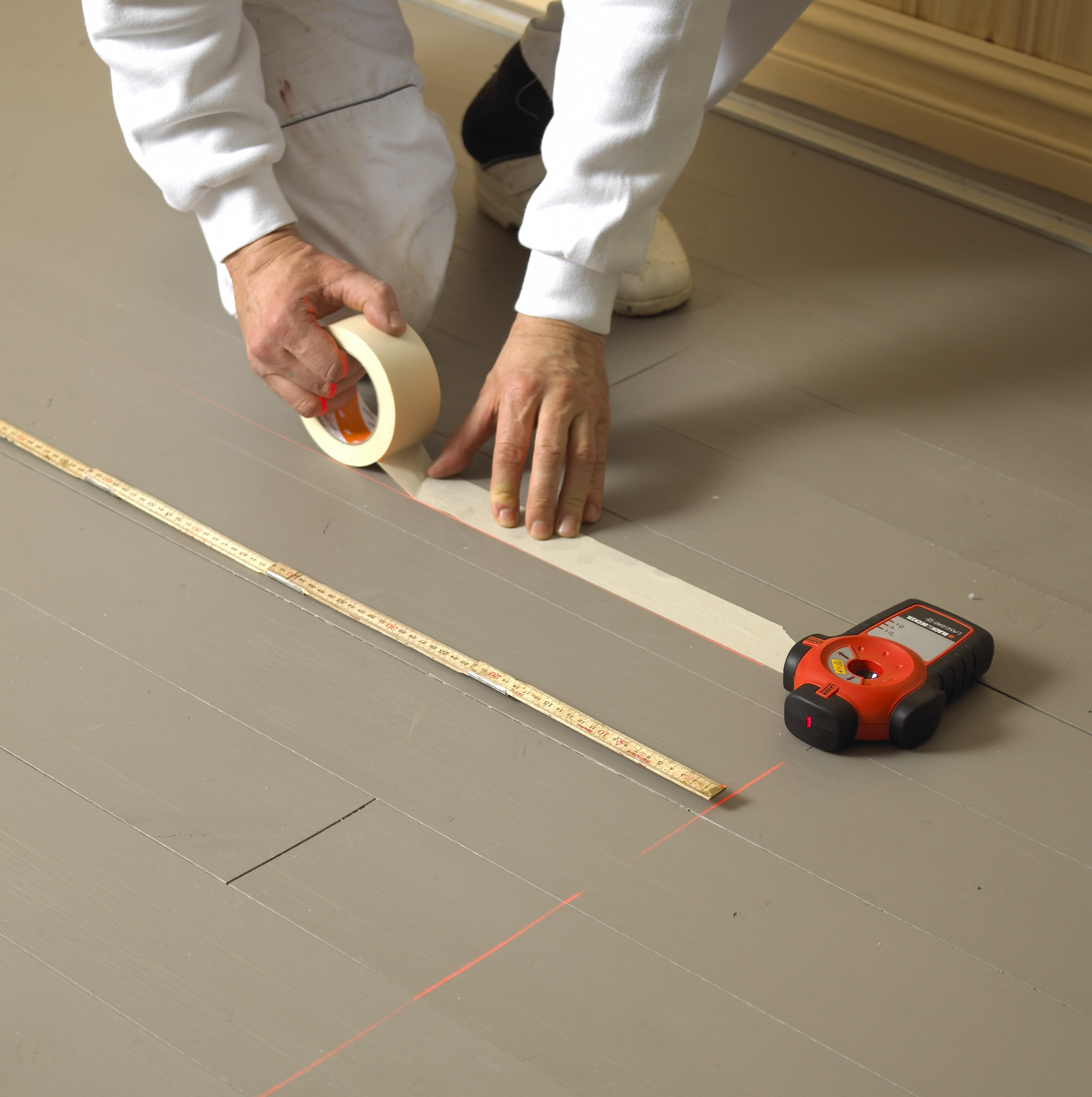 Mal et teppe på gulvet!