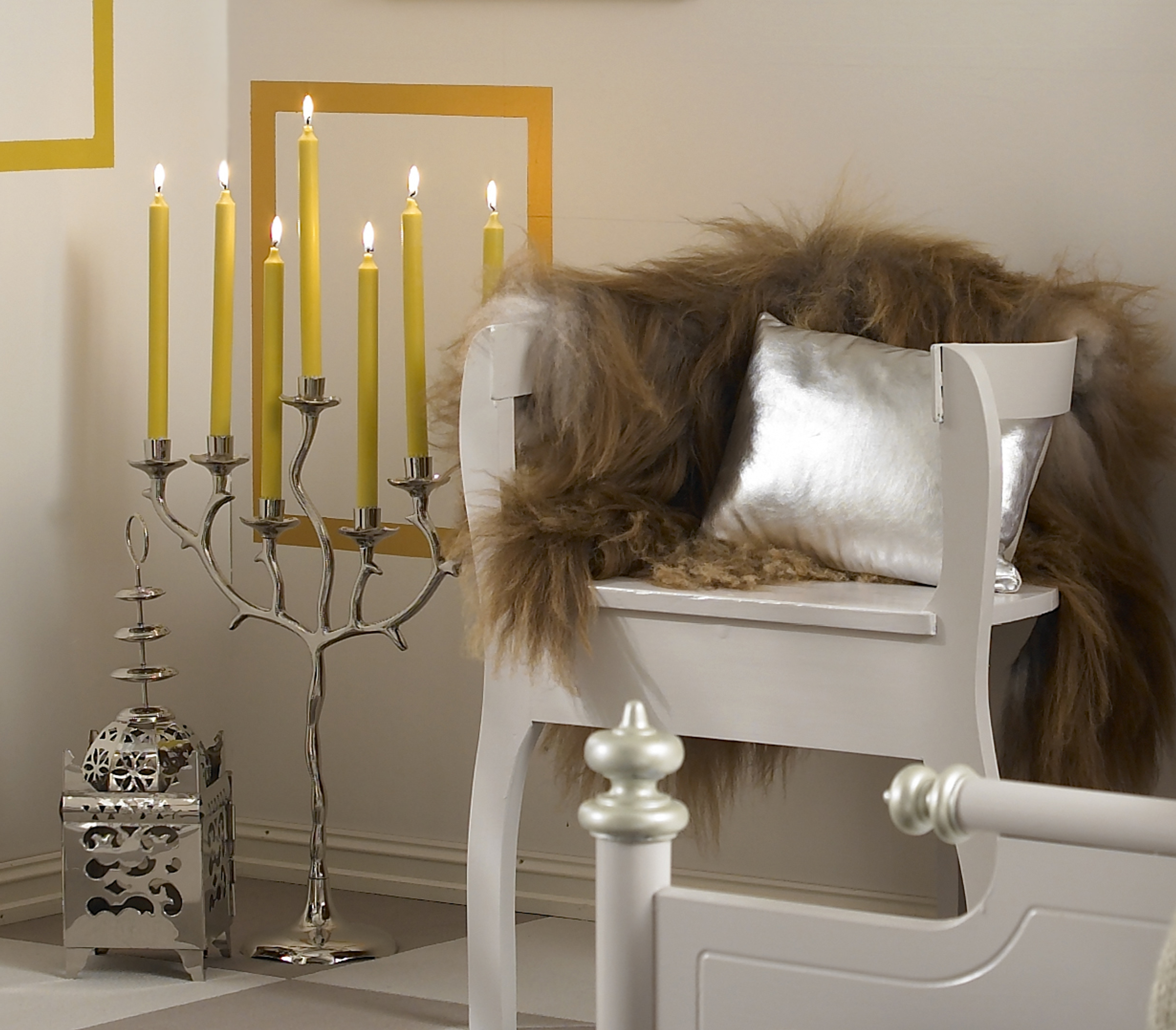 Stol med to glansgrader