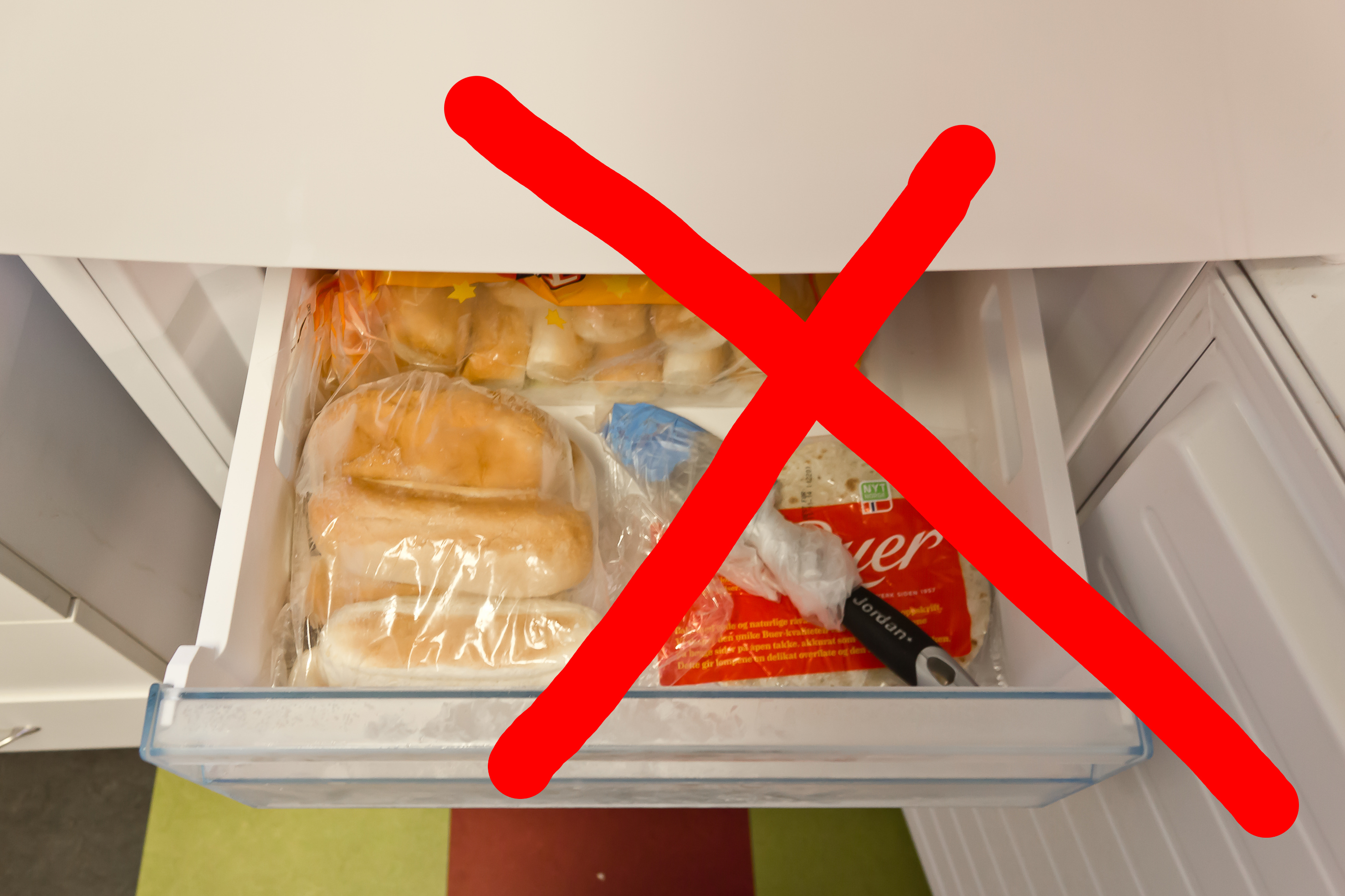 Ikke putt penselen i fryseren!