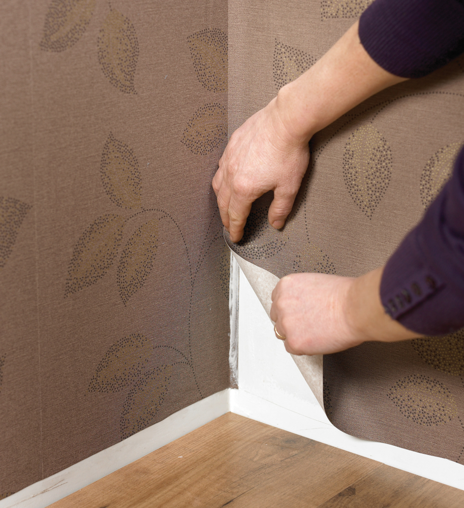 tapetsering i innerhjørne