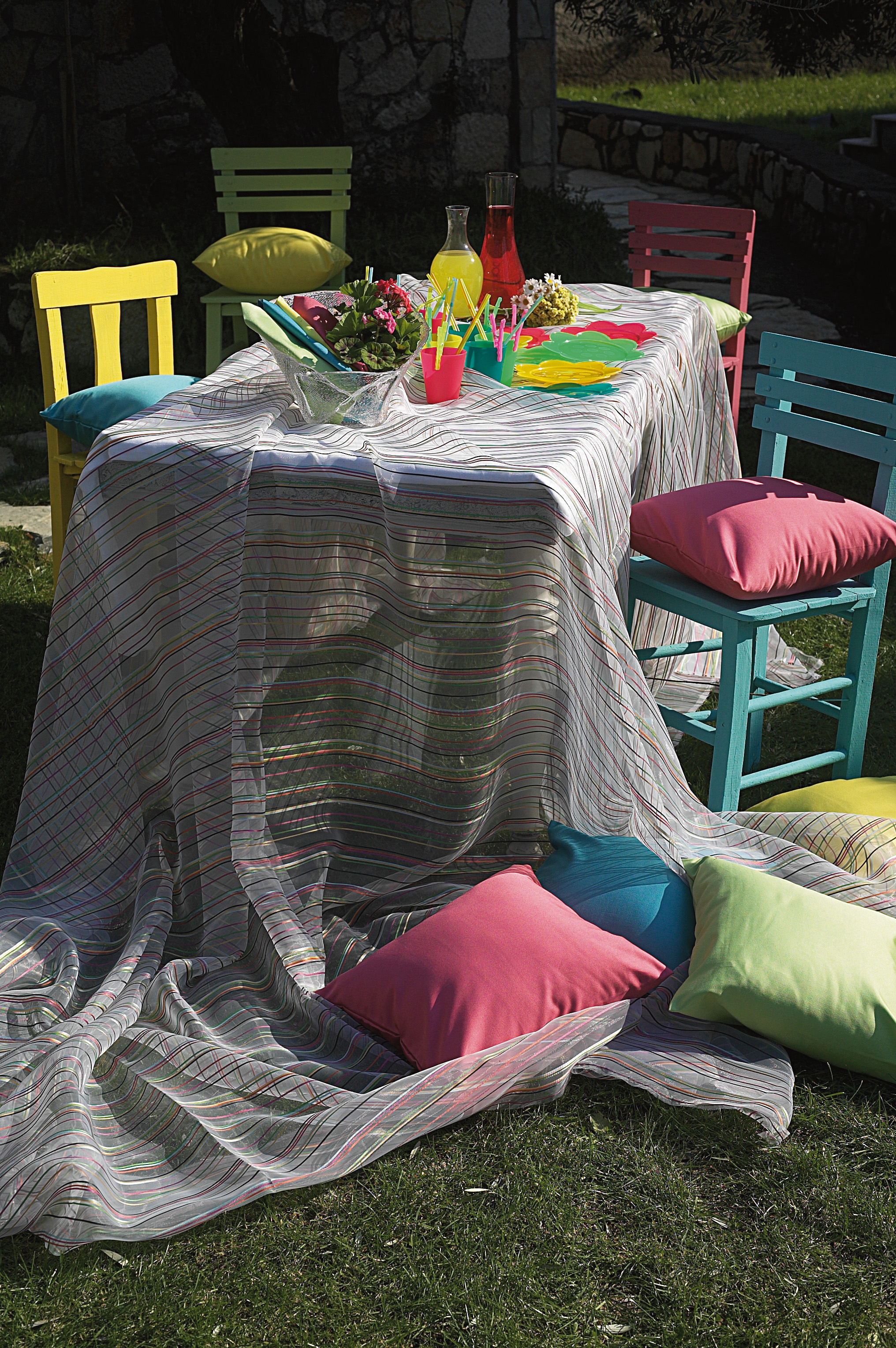 Sommerfest i sukkertøyfarger