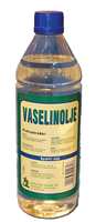 Vaselinolje er et gammelt produkt som har utallige bruksområder. Blant annet gir den en giftfri impregnering av benkeplater og kjøkkenredskap. Den beskytter og frisker opp farger på plastmøbler og kan brukes til vedlikehold av klinker, tegl og keramiske fliser.