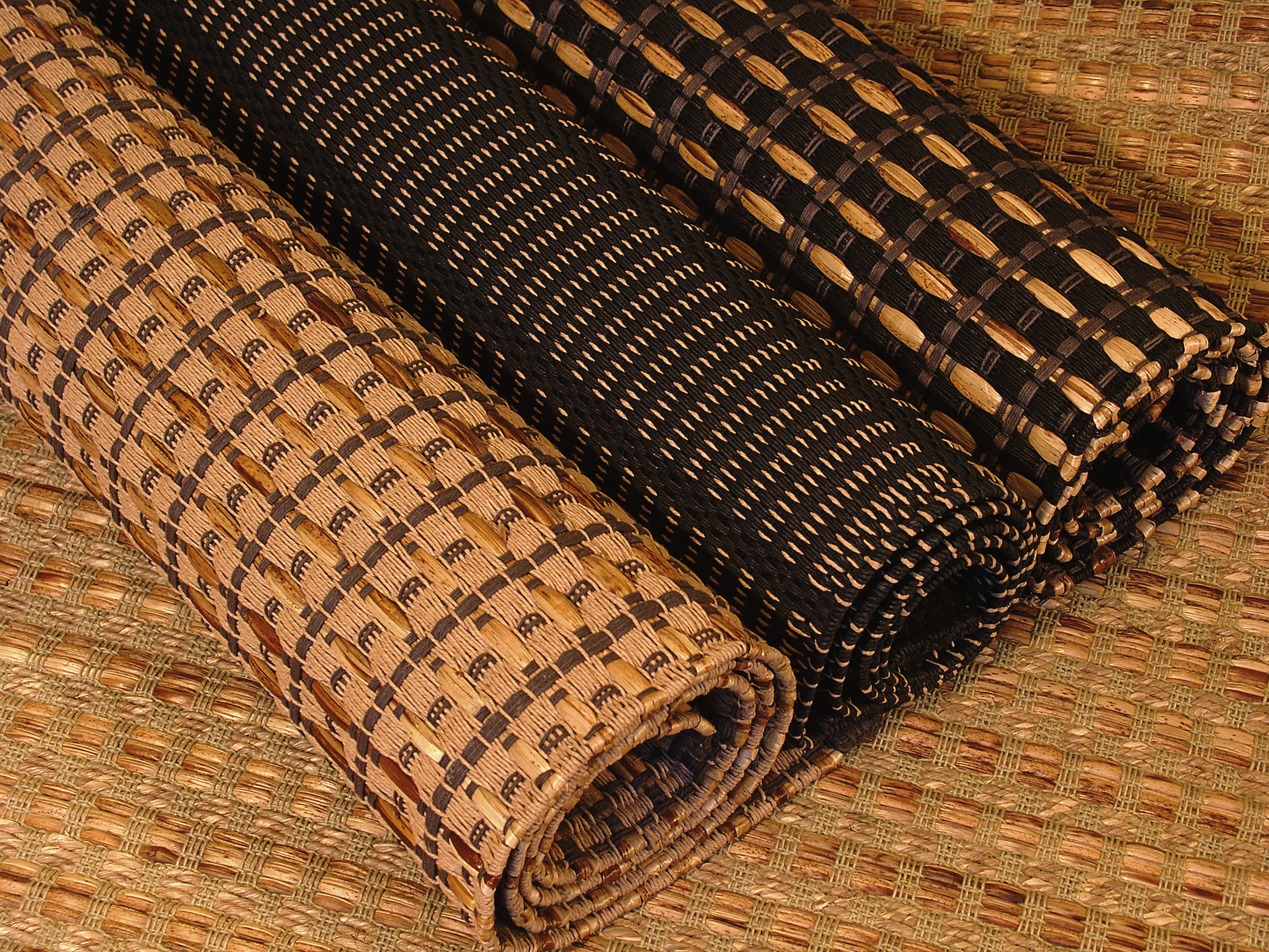 Bananblader på gulvet