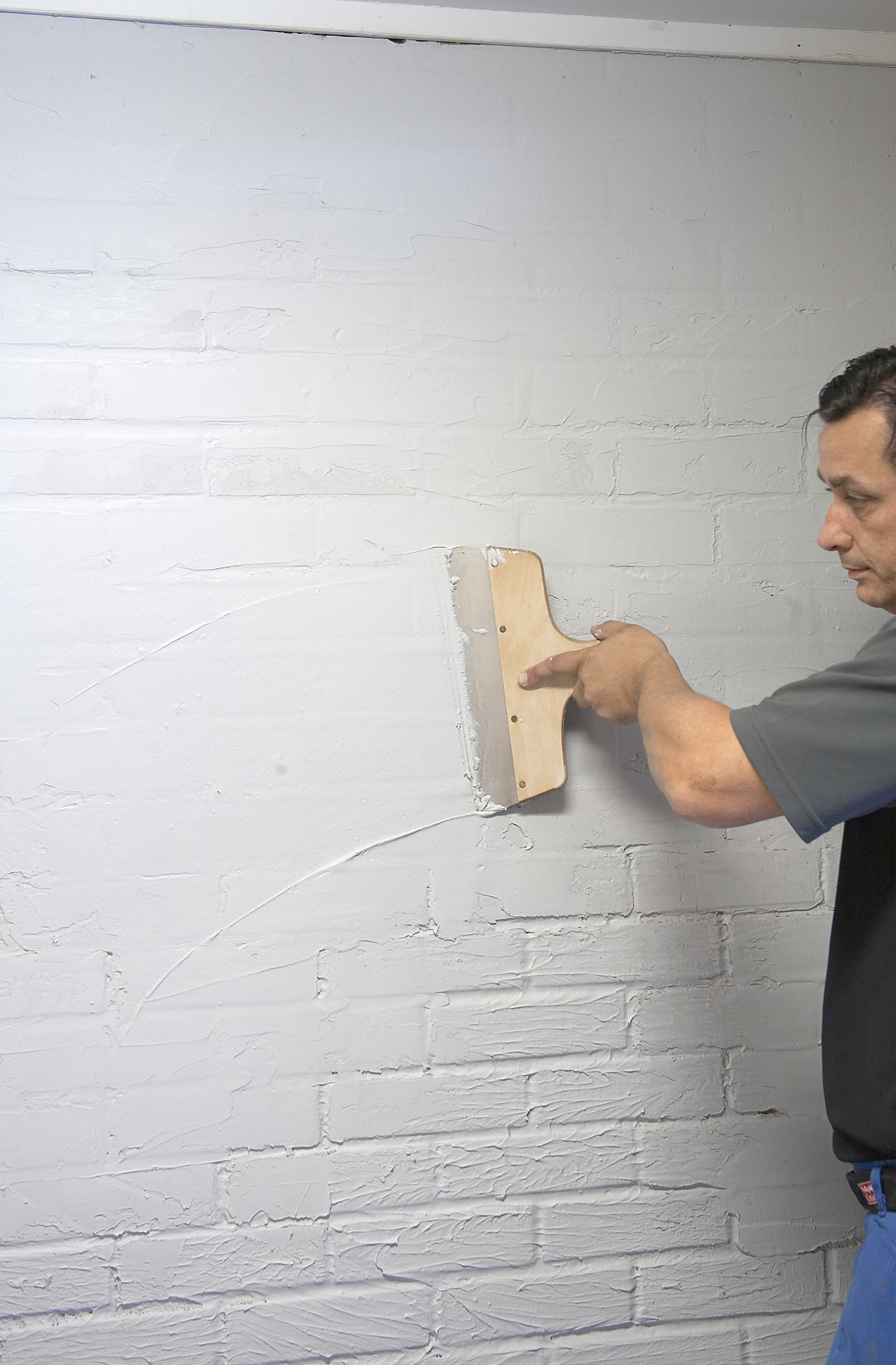 Helsparkle teglsteinsmur