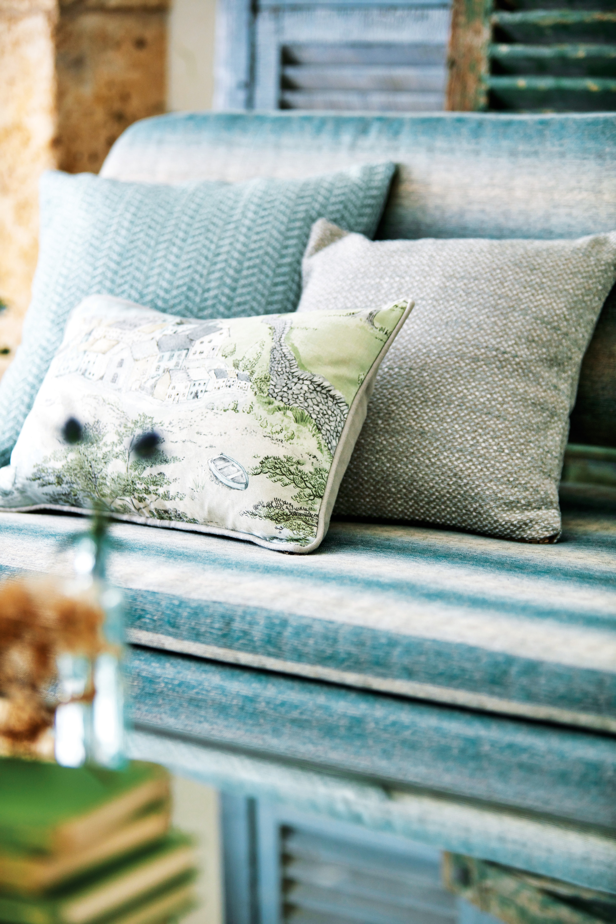 Kystinspirert til vegg og vindu