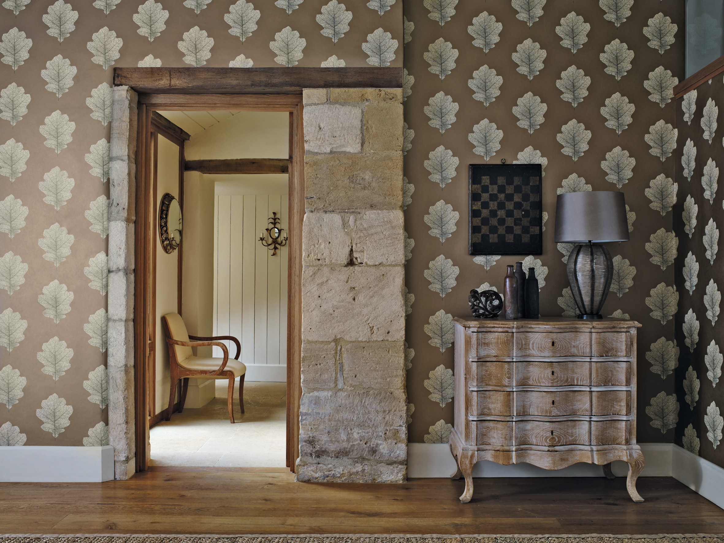 Håndlaget tapetdesign