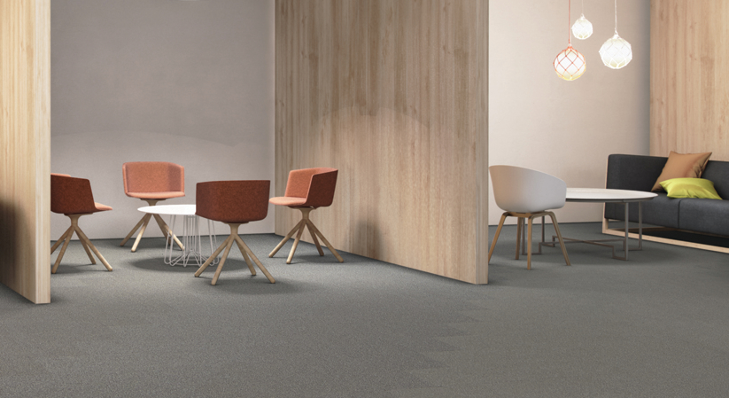 Strøkne teppefliser