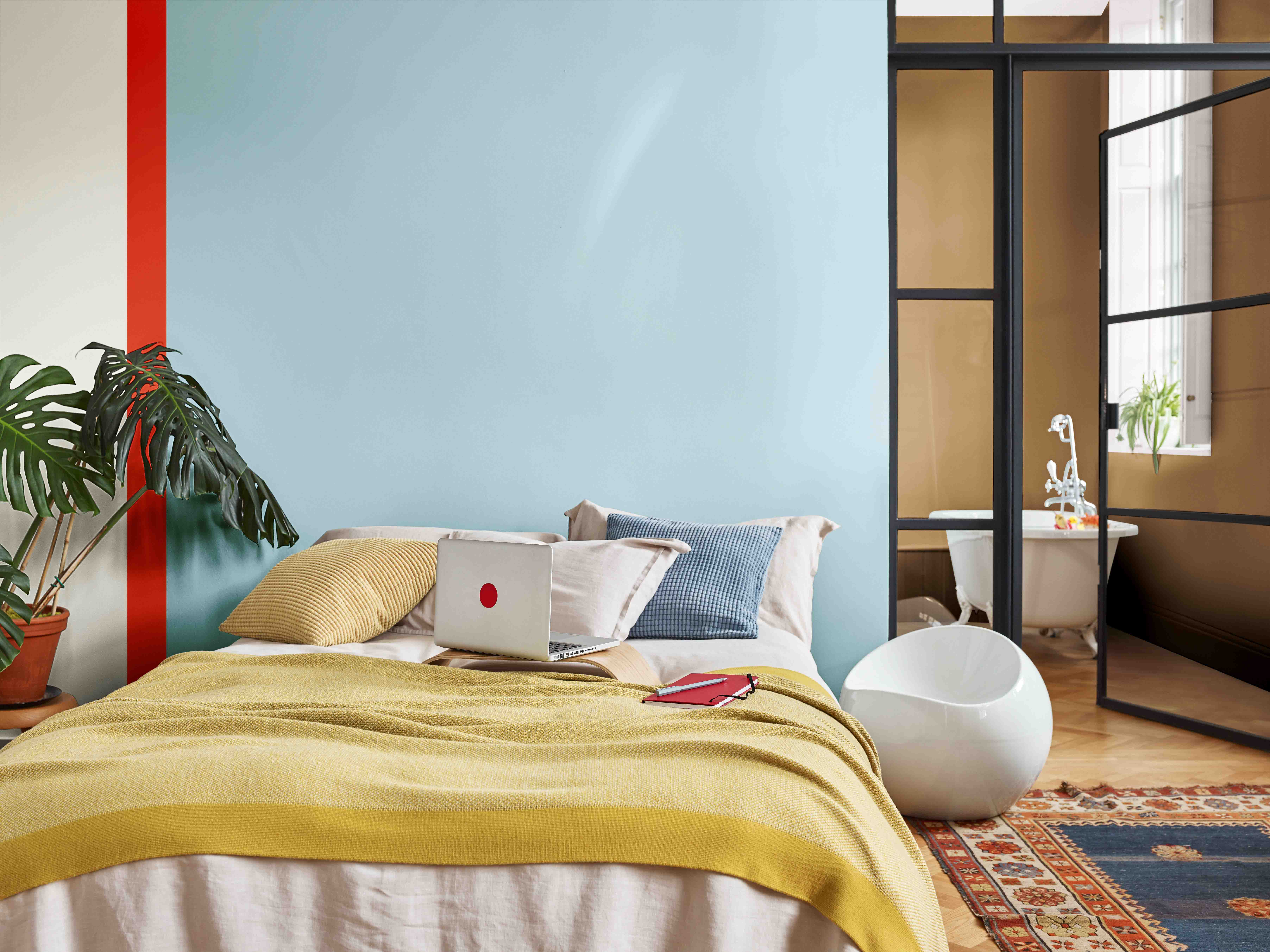 Varierte, personlige farger i interiøret