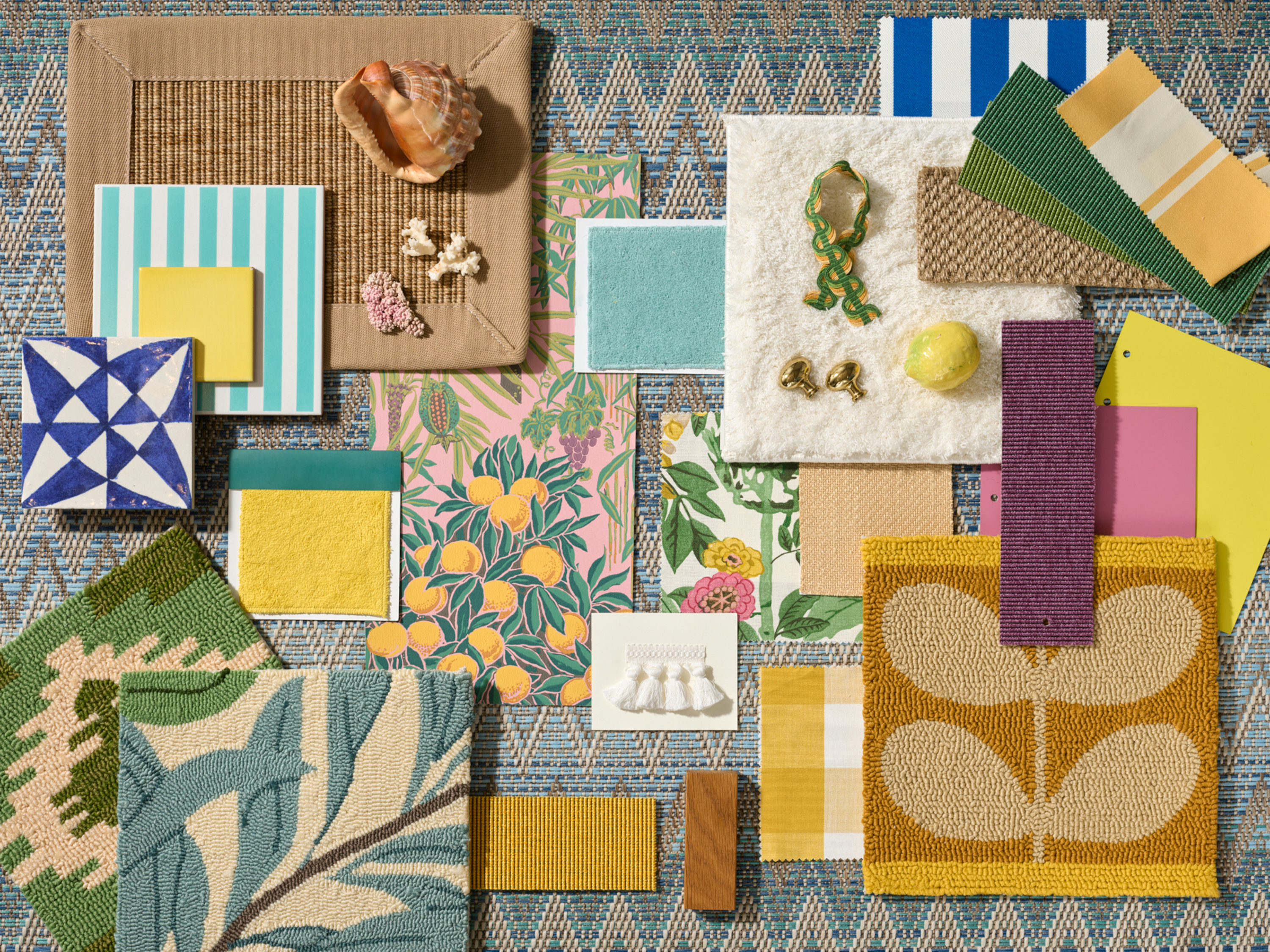 moodboard i middelhavsfarger 